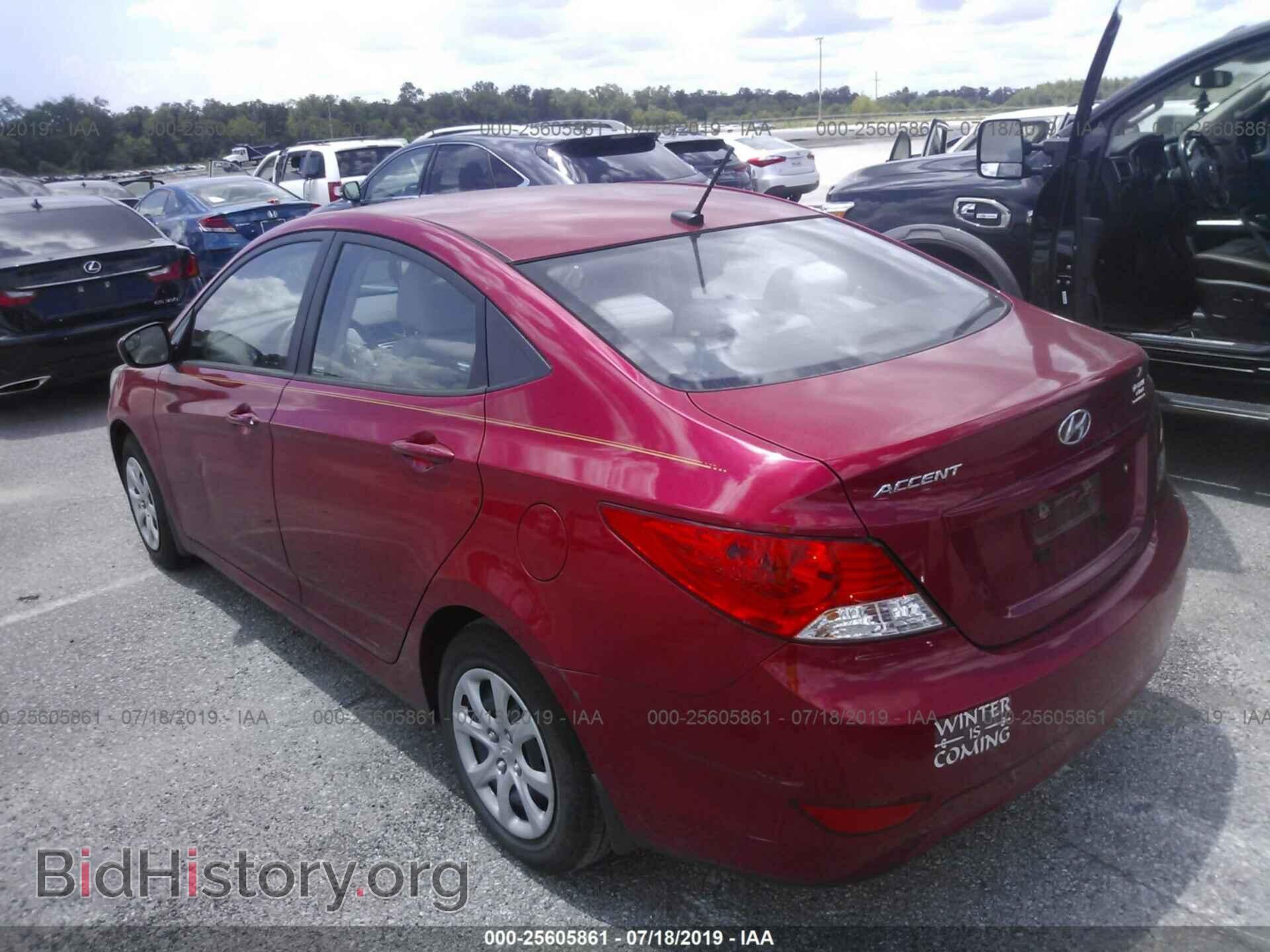 2014 HYUNDAI ACCENT - VIN: KMHCT4AEXEU732573 - Фото 3