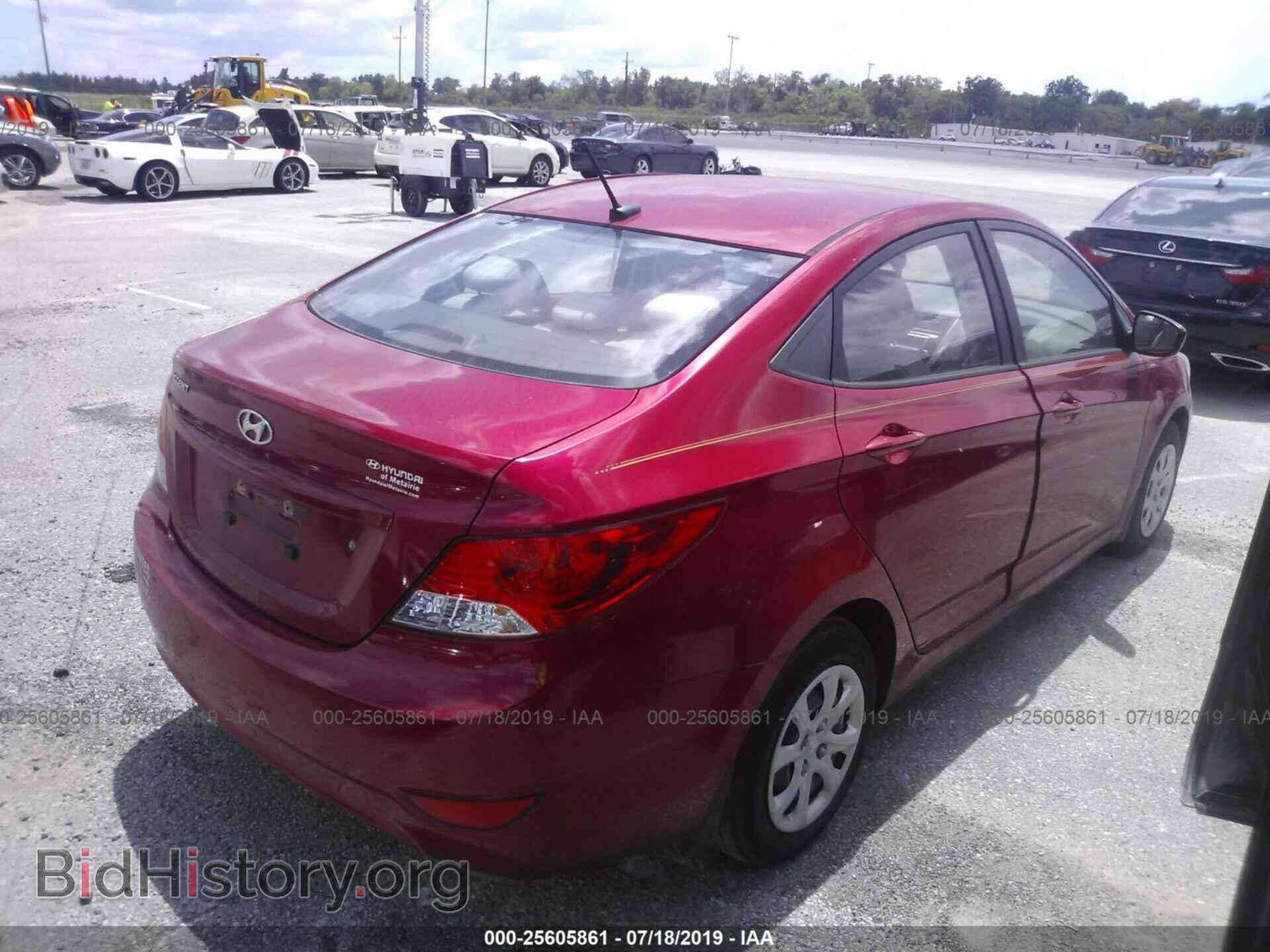 2014 HYUNDAI ACCENT - VIN: KMHCT4AEXEU732573 - Фото 4