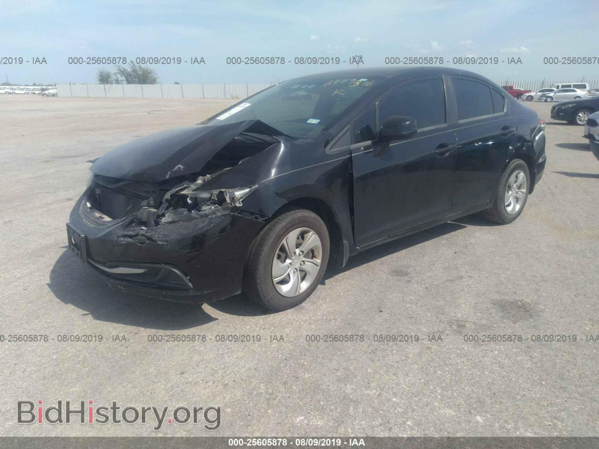 2013 HONDA CIVIC - VIN: 2HGFB2F59DH581827 - Фото 2