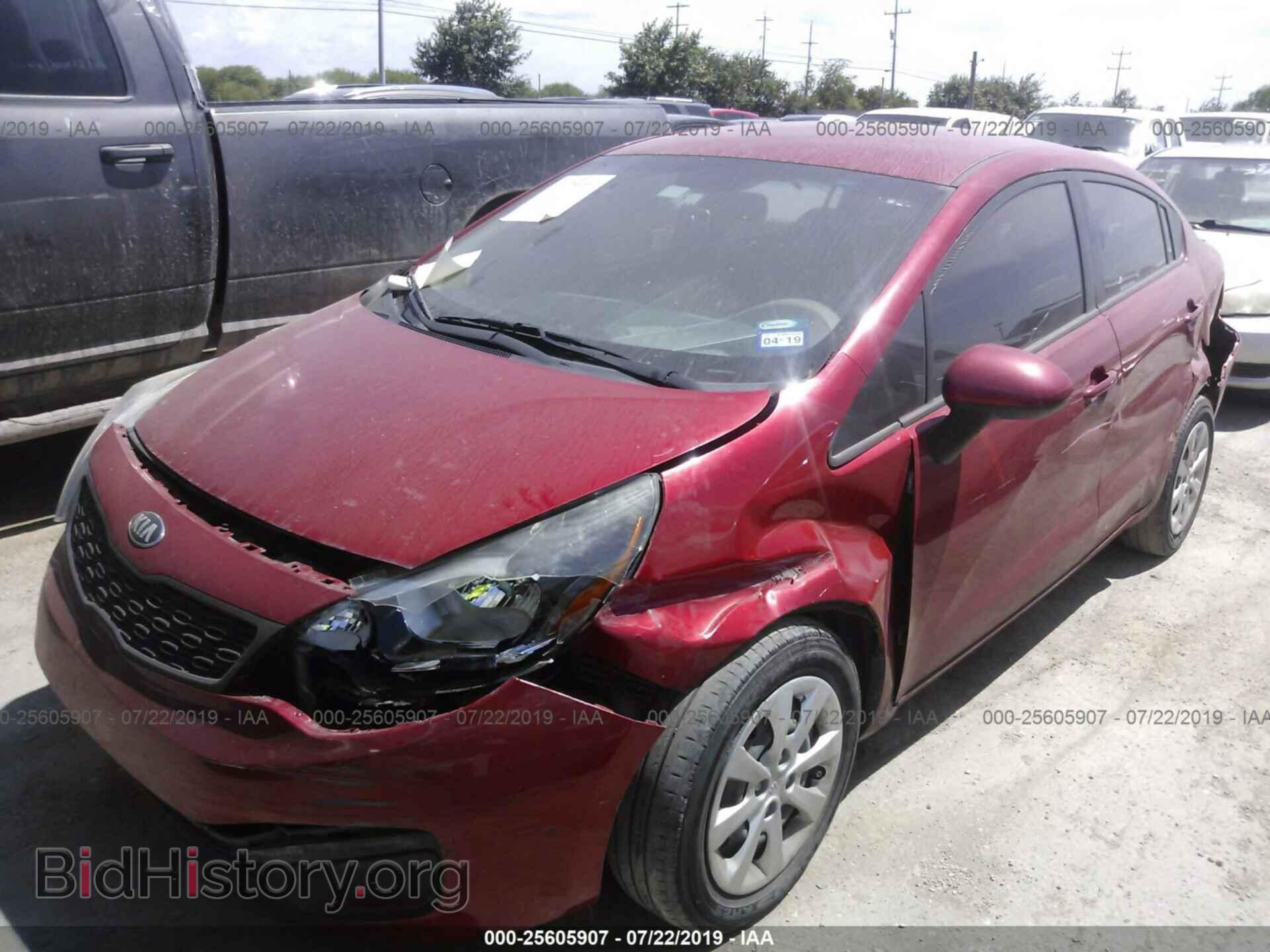 2015 KIA RIO - VIN: KNADM4A35F6420555 - Фото 2