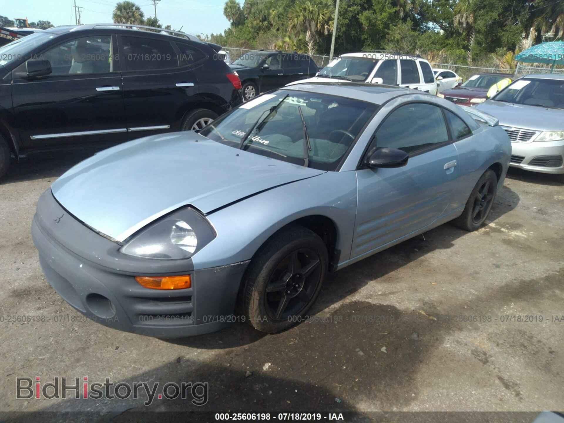 2003 MITSUBISHI ECLIPSE - VIN: 4A3AC44G53E105504 - Фото 2