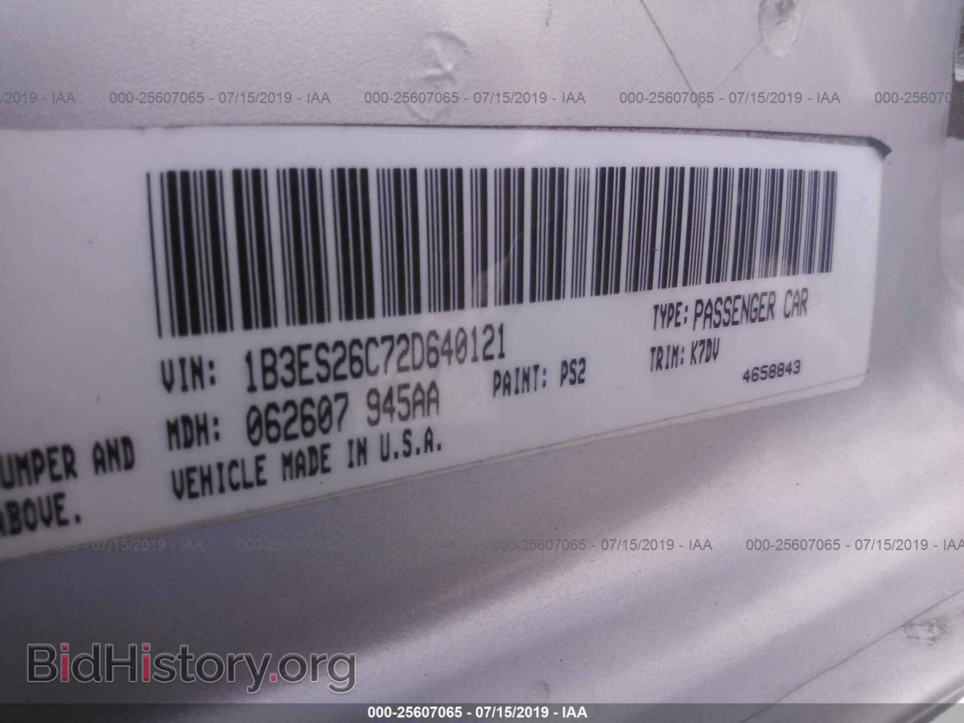 2002 DODGE NEON - VIN: 1B3ES26C72D640121 - Фото 9
