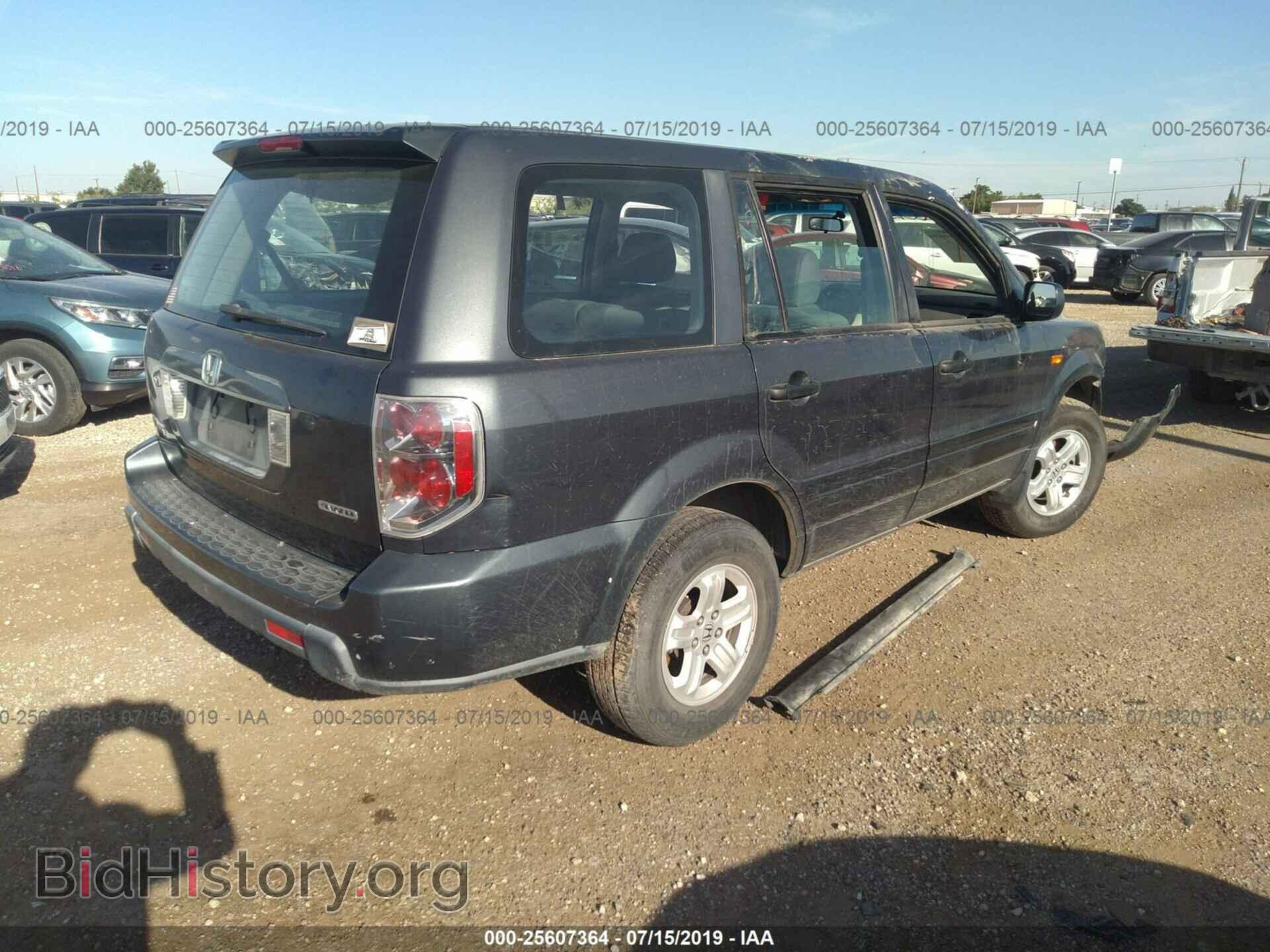 2006 HONDA PILOT - VIN: 2HKYF18176H544933 - Фото 4