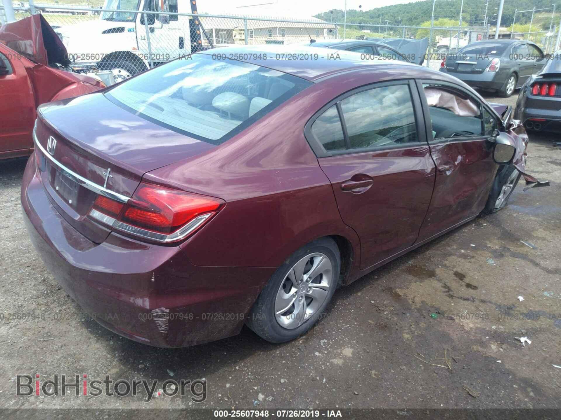 2013 HONDA CIVIC - VIN: 2HGFB2F51DH545498 - Фото 4