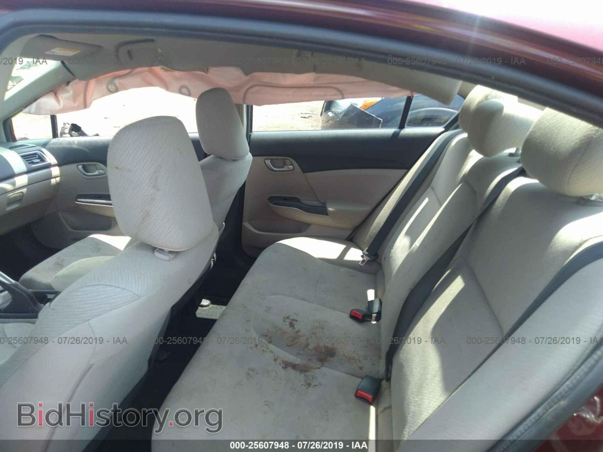 2013 HONDA CIVIC - VIN: 2HGFB2F51DH545498 - Фото 8