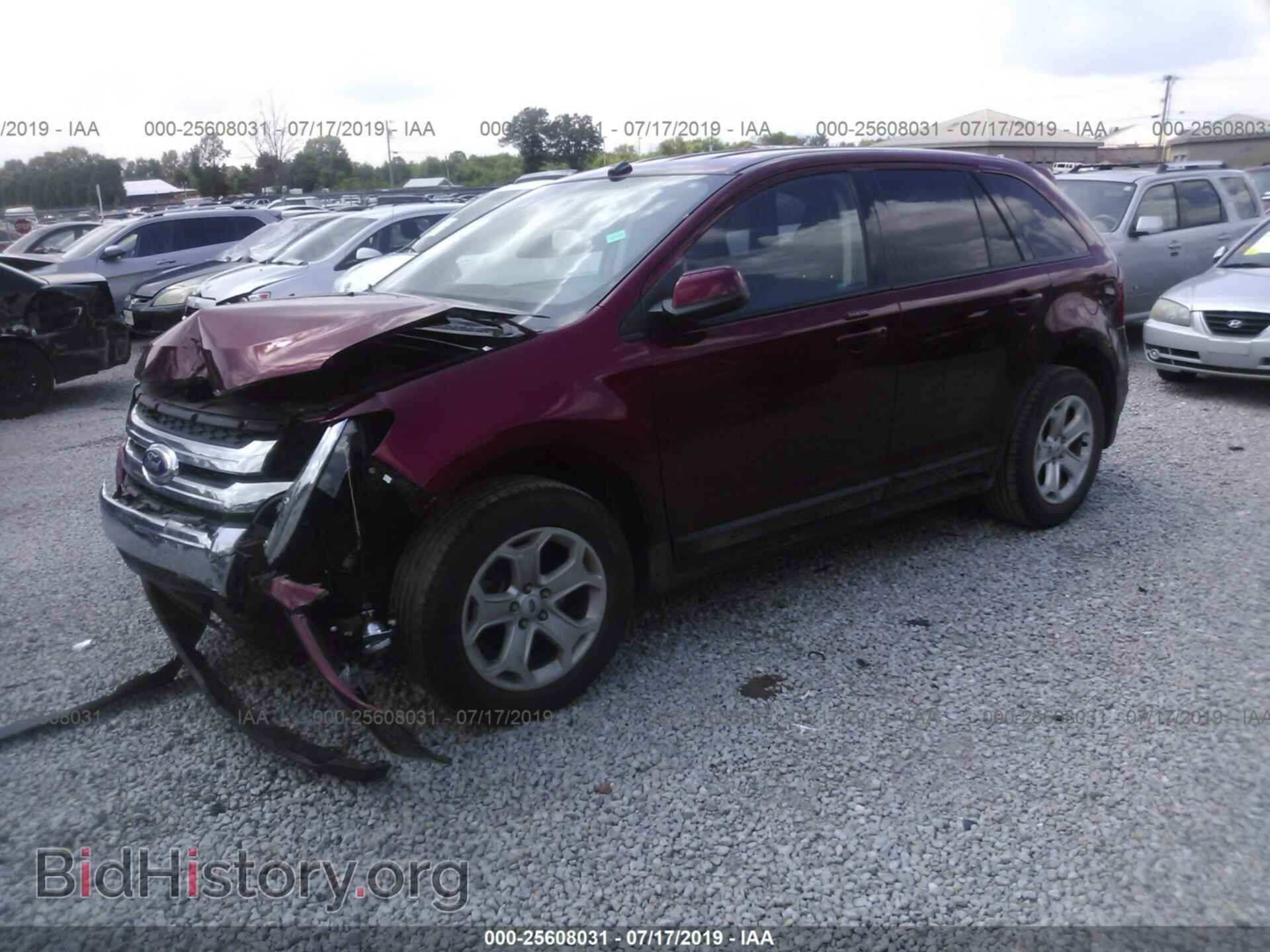 2014 FORD EDGE - VIN: 2FMDK3J92EBB11614 - Фото 2
