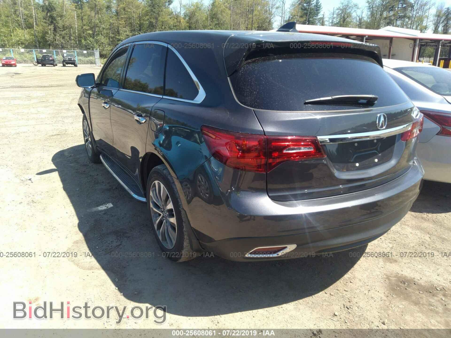 2016 ACURA MDX - VIN: 5FRYD3H48GB008342 - Фото 3