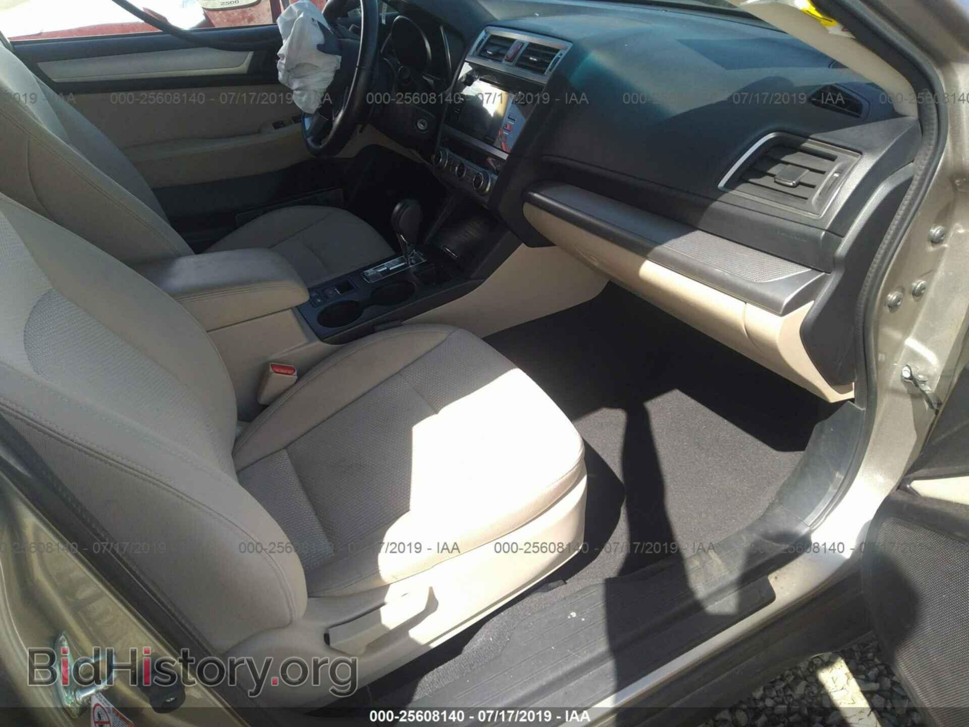 2016 SUBARU OUTBACK - VIN: 4S4BSACC7G3278669 - Фото 5