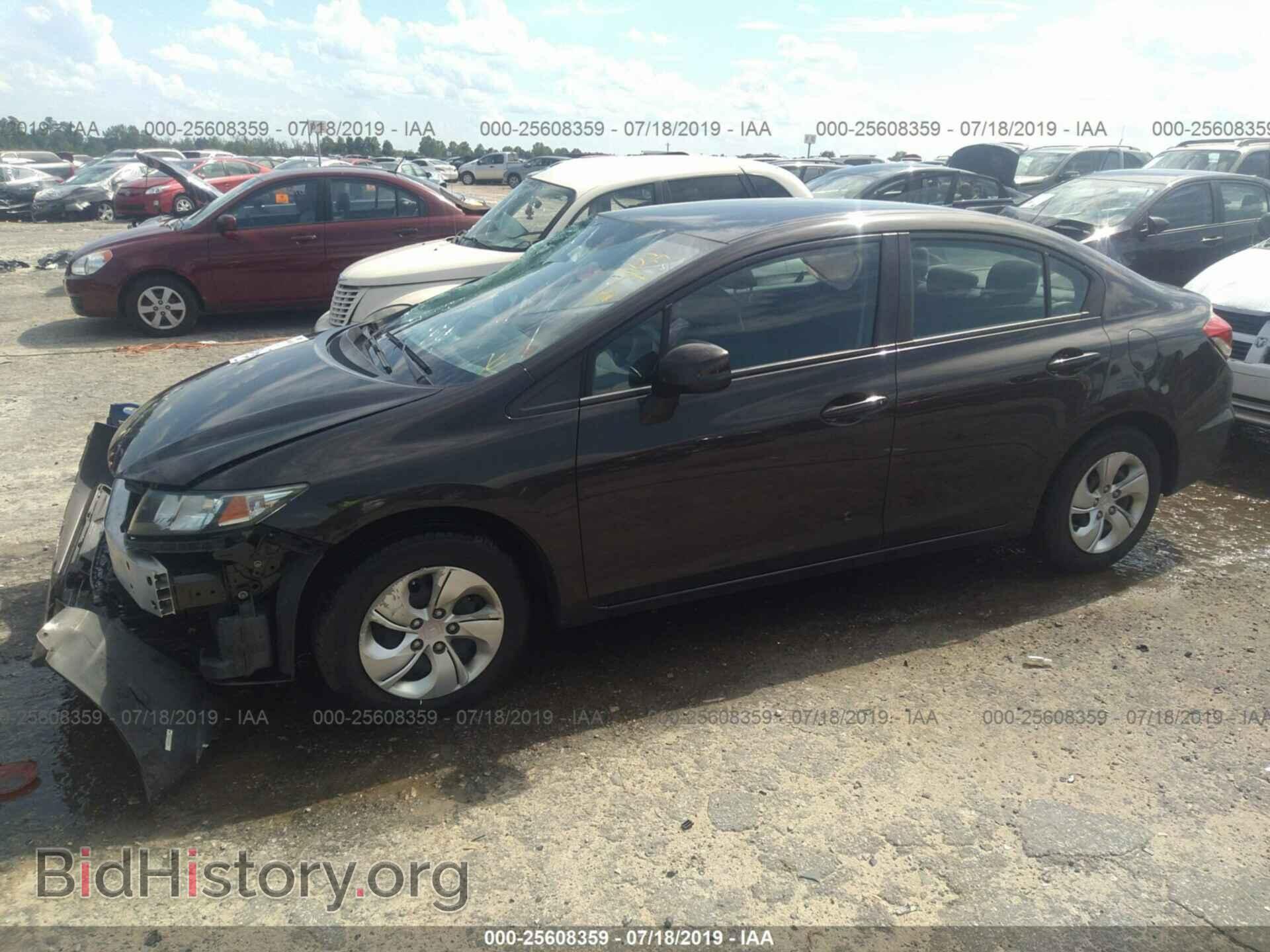 2013 HONDA CIVIC - VIN: 19XFB2F55DE008501 - Фото 2