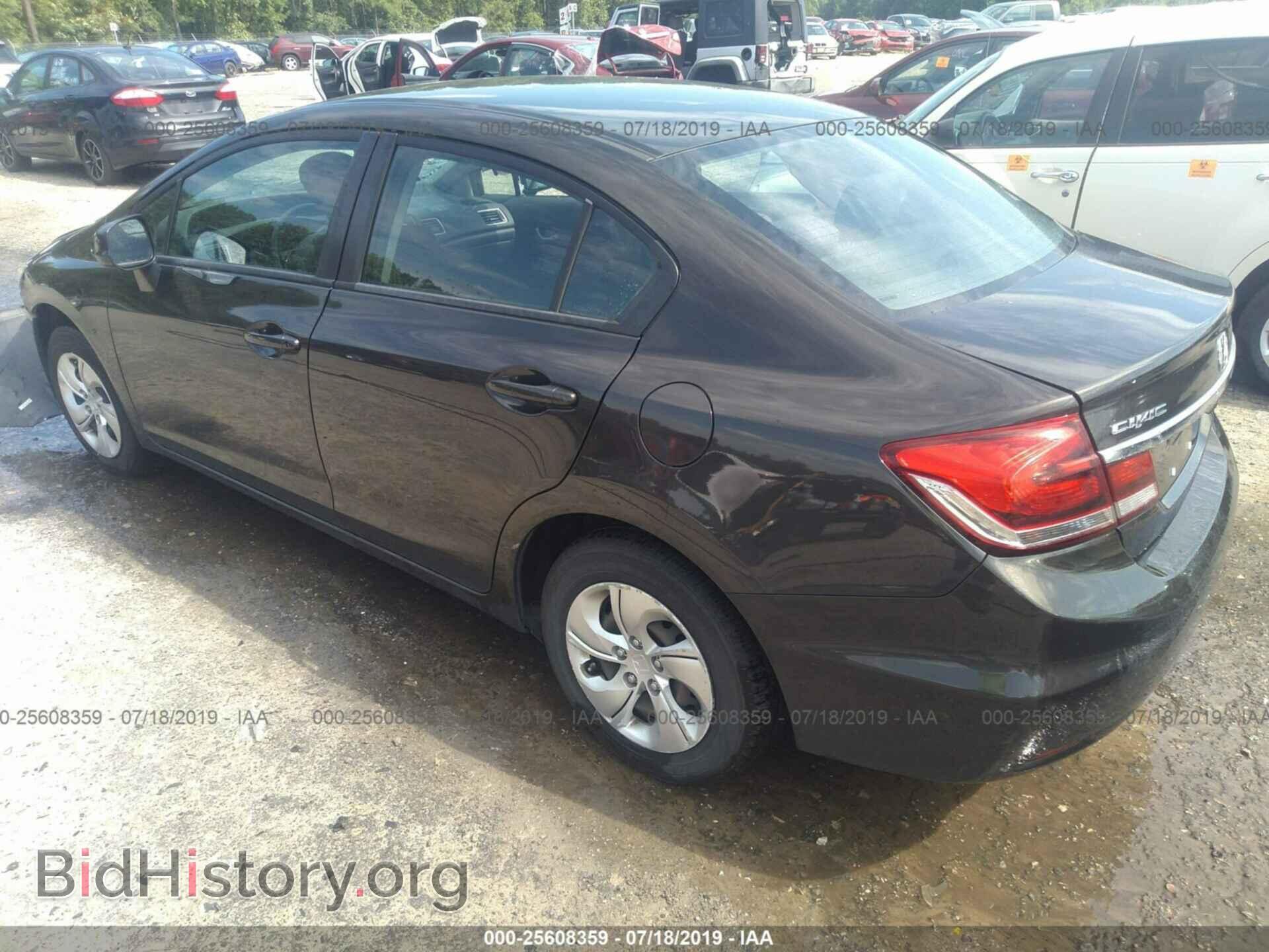 2013 HONDA CIVIC - VIN: 19XFB2F55DE008501 - Фото 3