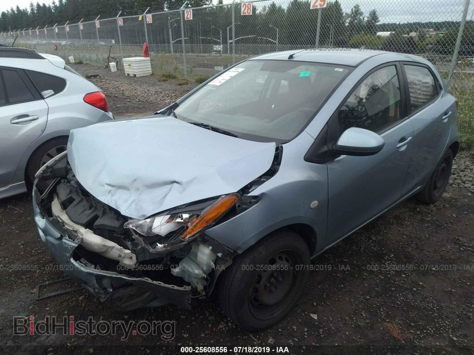 2013 MAZDA MAZDA2 - VIN: JM1DE1KZ4D0166791 - Фото 2