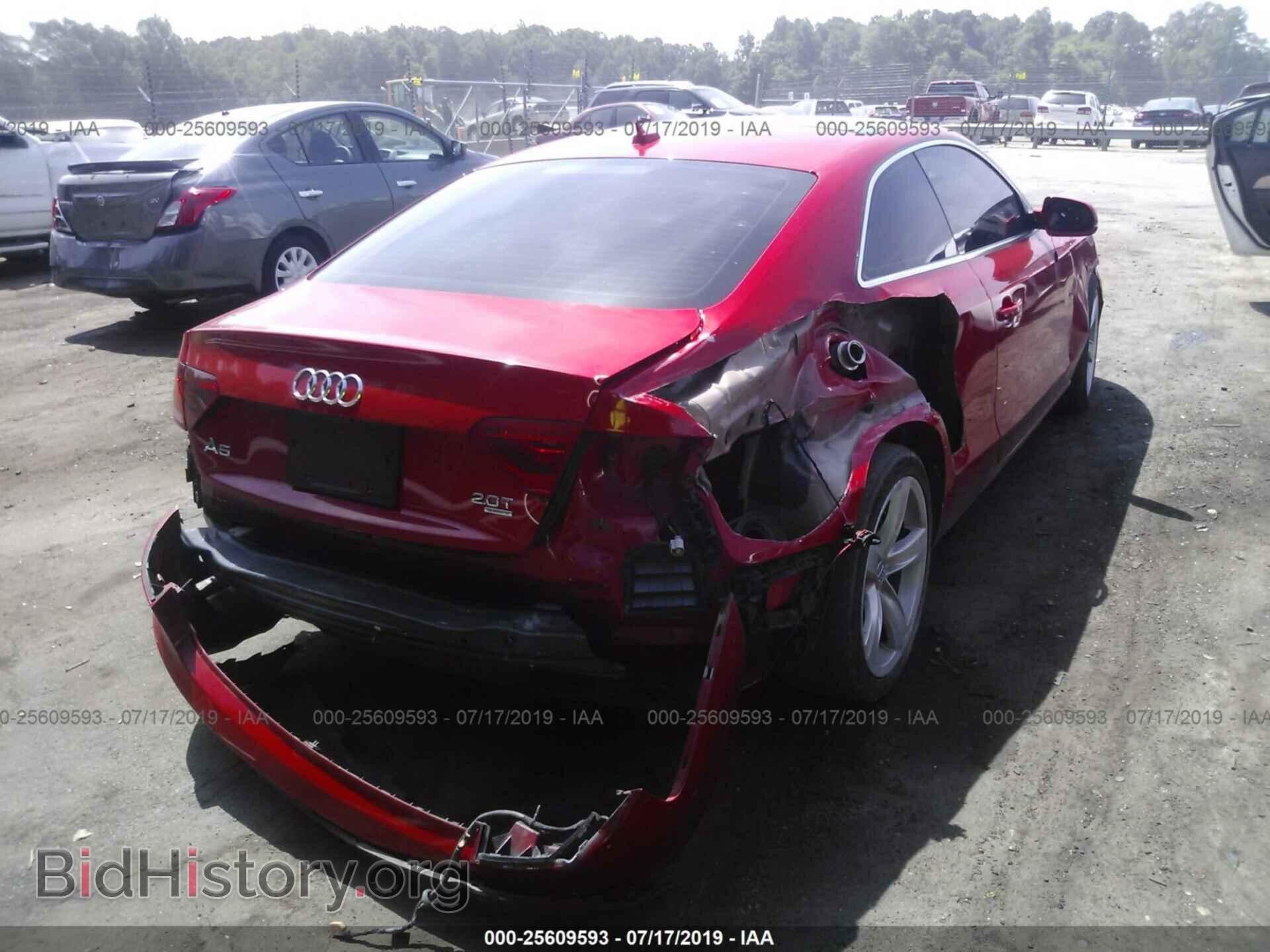 2014 AUDI A5 - VIN: WAULFAFR9EA005140 - Фото 4