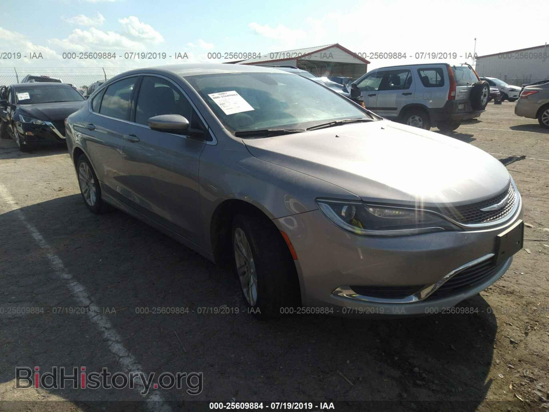 Фотография 1C3CCCAB2GN155723 - CHRYSLER 200 2016