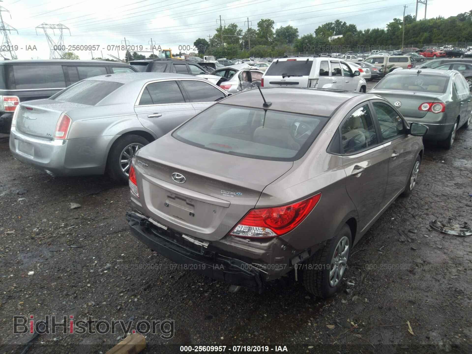 2013 HYUNDAI ACCENT - VIN: KMHCT4AE6DU556703 - Фото 4