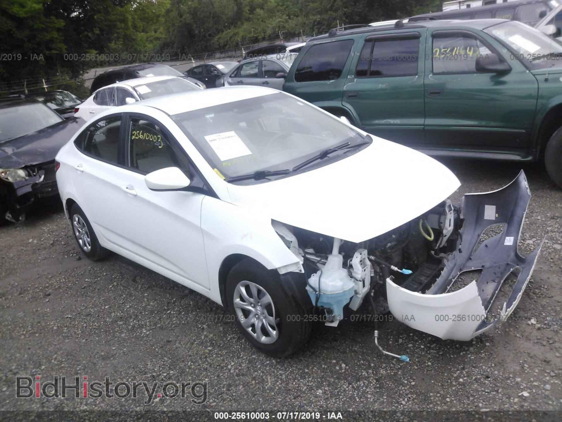 Фотография KMHCT4AE3DU501626 - HYUNDAI ACCENT 2013