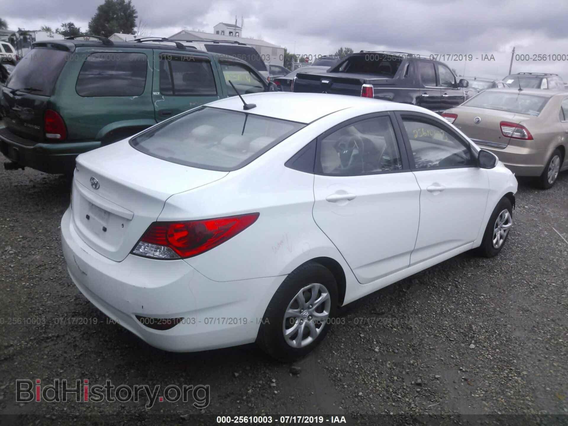 2013 HYUNDAI ACCENT - VIN: KMHCT4AE3DU501626 - Фото 4