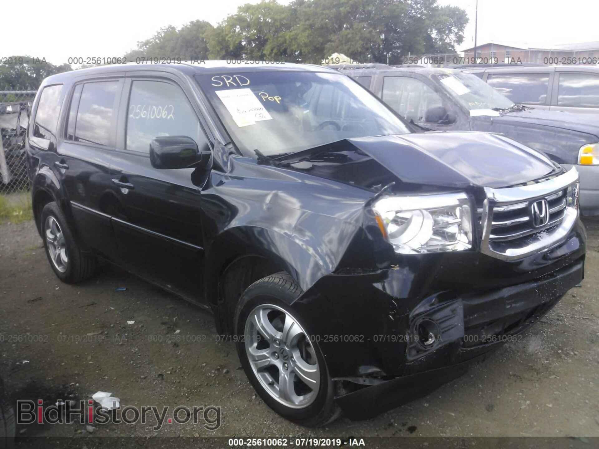 Фотография 5FNYF3H41CB035680 - HONDA PILOT 2012