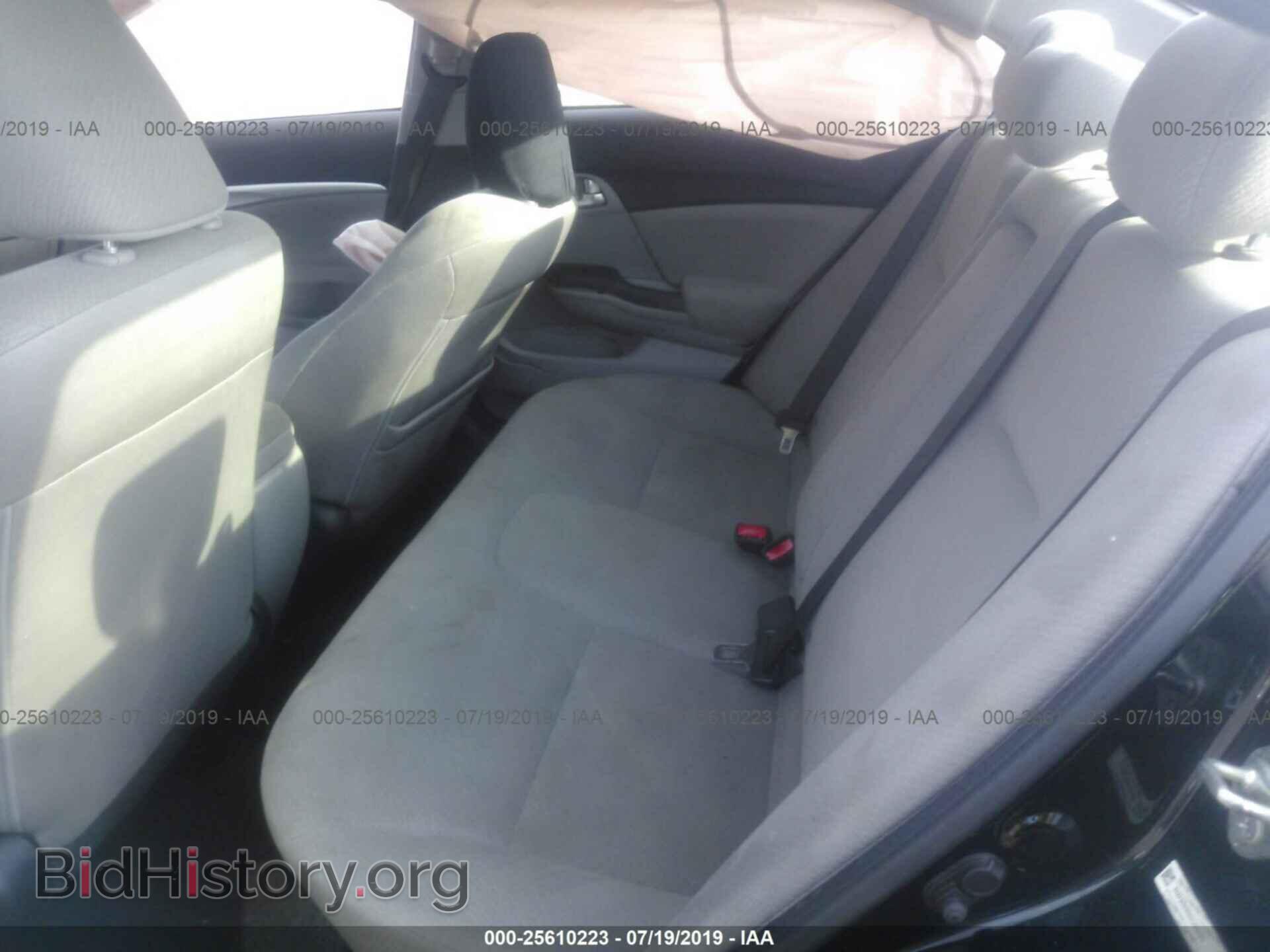 2013 HONDA CIVIC - VIN: 19XFB2F85DE283375 - Фото 8