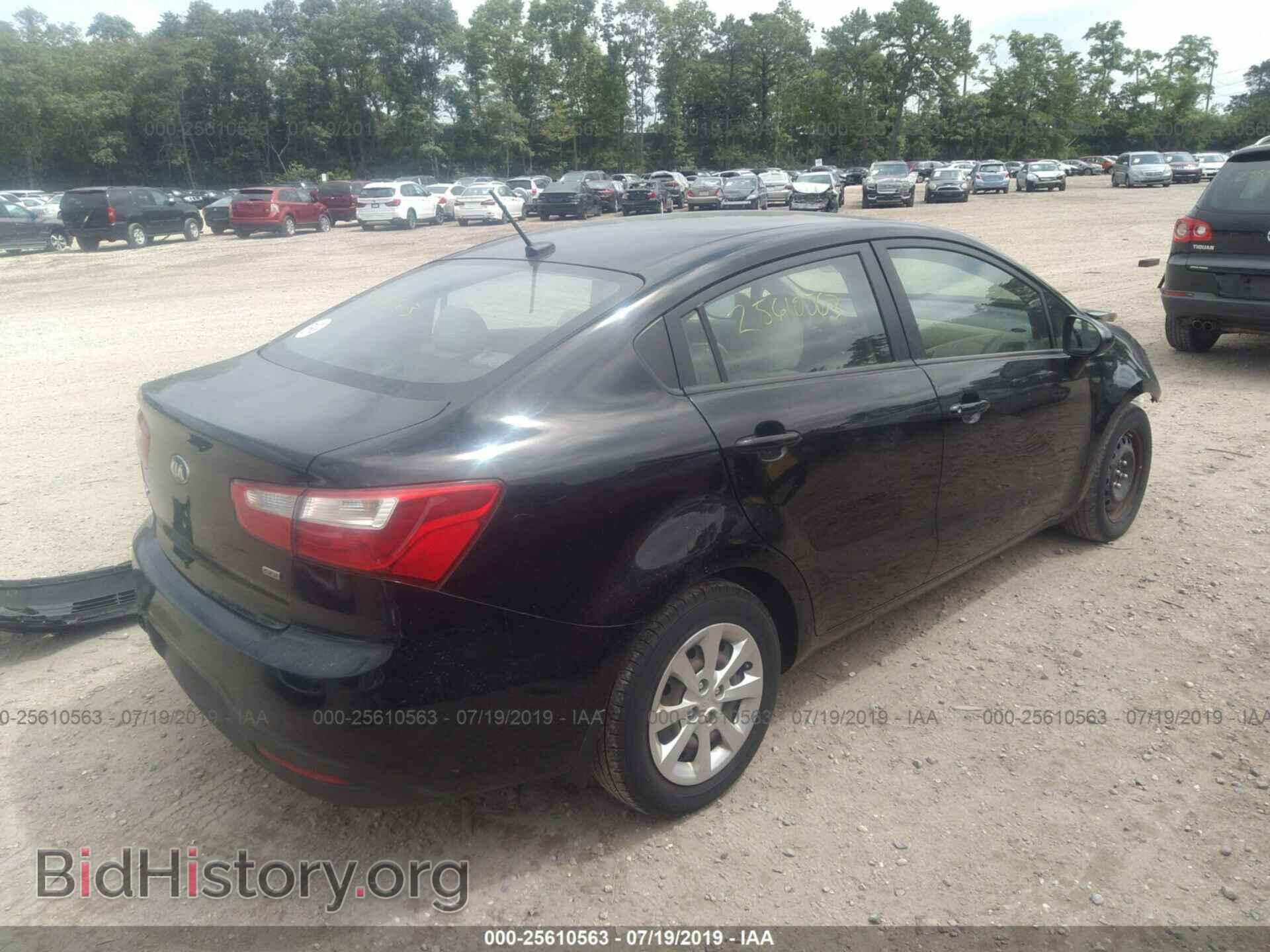 2013 KIA RIO - VIN: KNADM4A32D6217748 - Фото 4