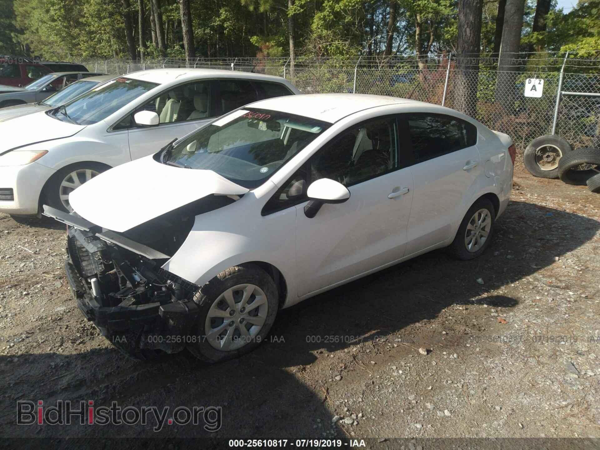 2015 KIA RIO - VIN: KNADM4A39F6449816 - Фото 2