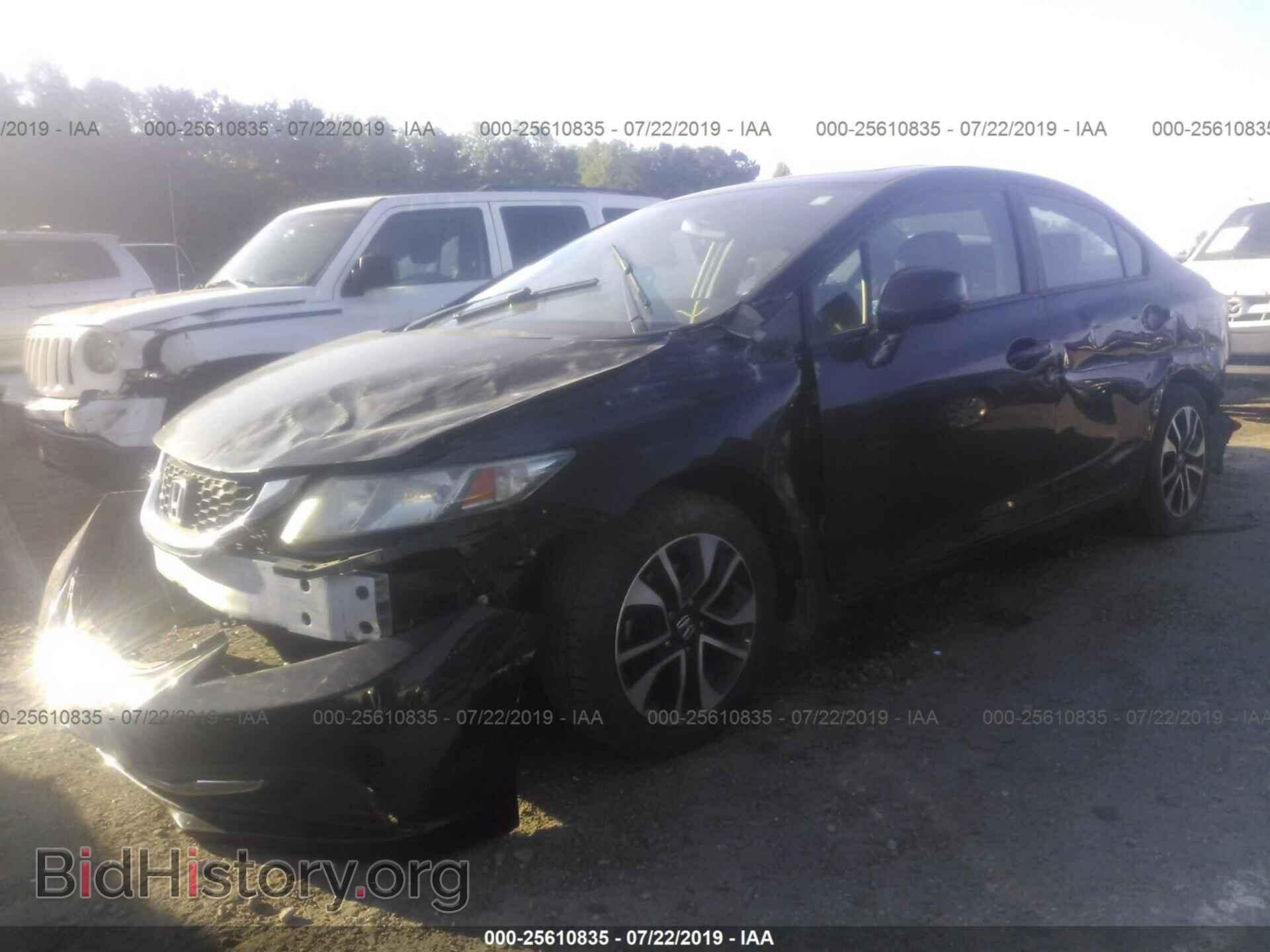 2013 HONDA CIVIC - VIN: 2HGFB2F87DH540784 - Фото 2