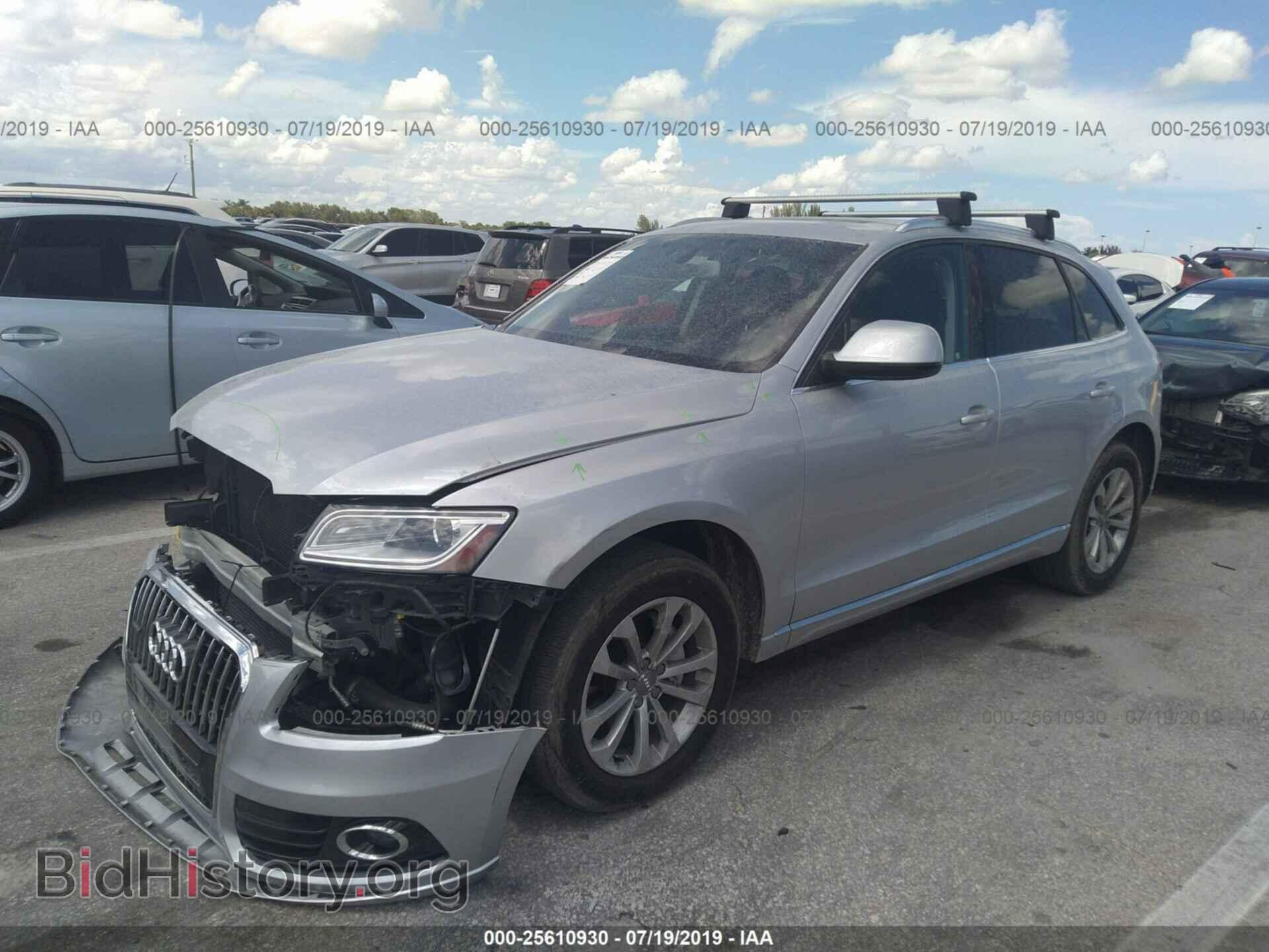 2013 AUDI Q5 - VIN: WA1CFAFP4DA009252 - Фото 2