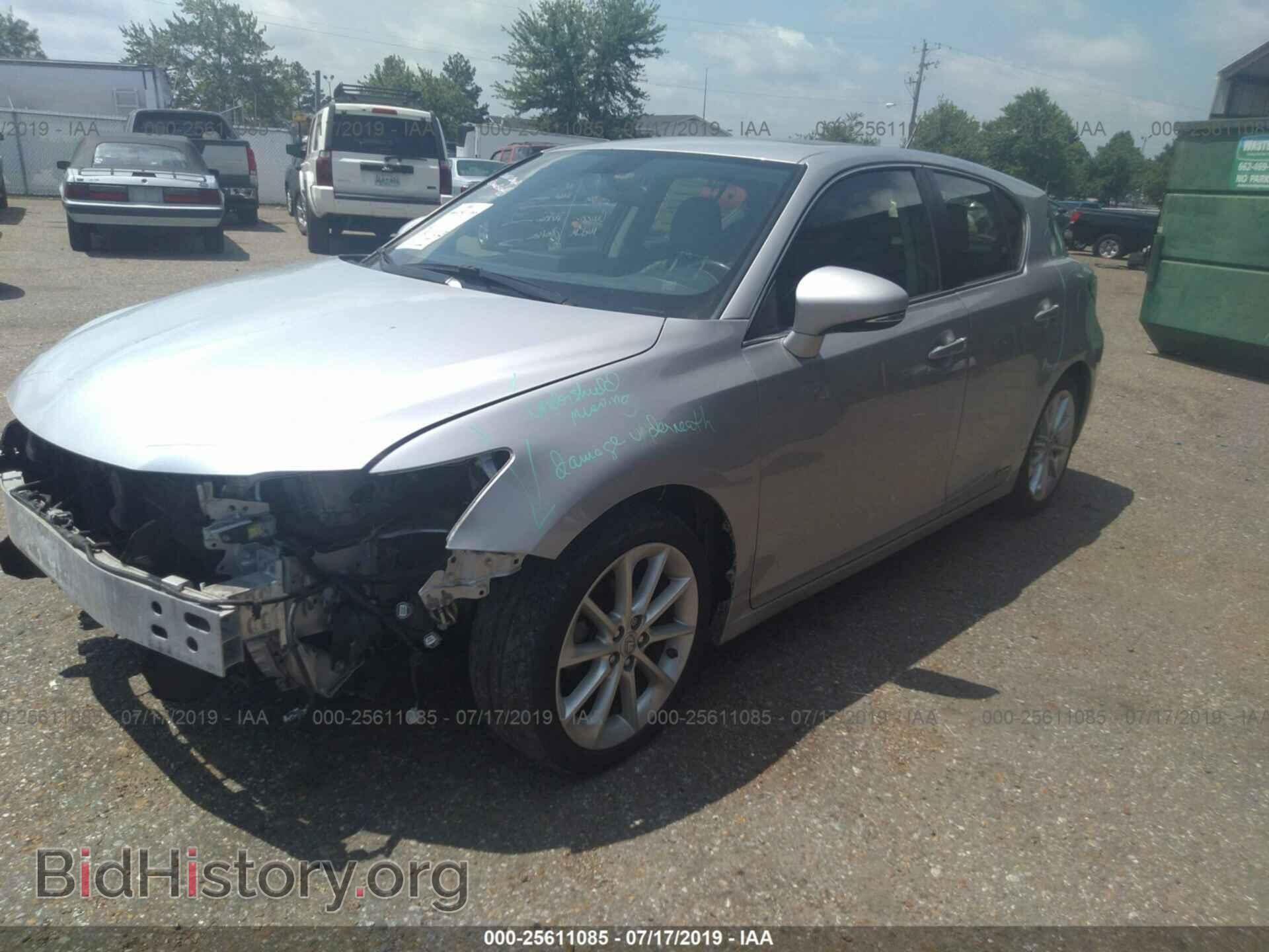 2012 LEXUS CT - VIN: JTHKD5BH4C2103457 - Photo 2