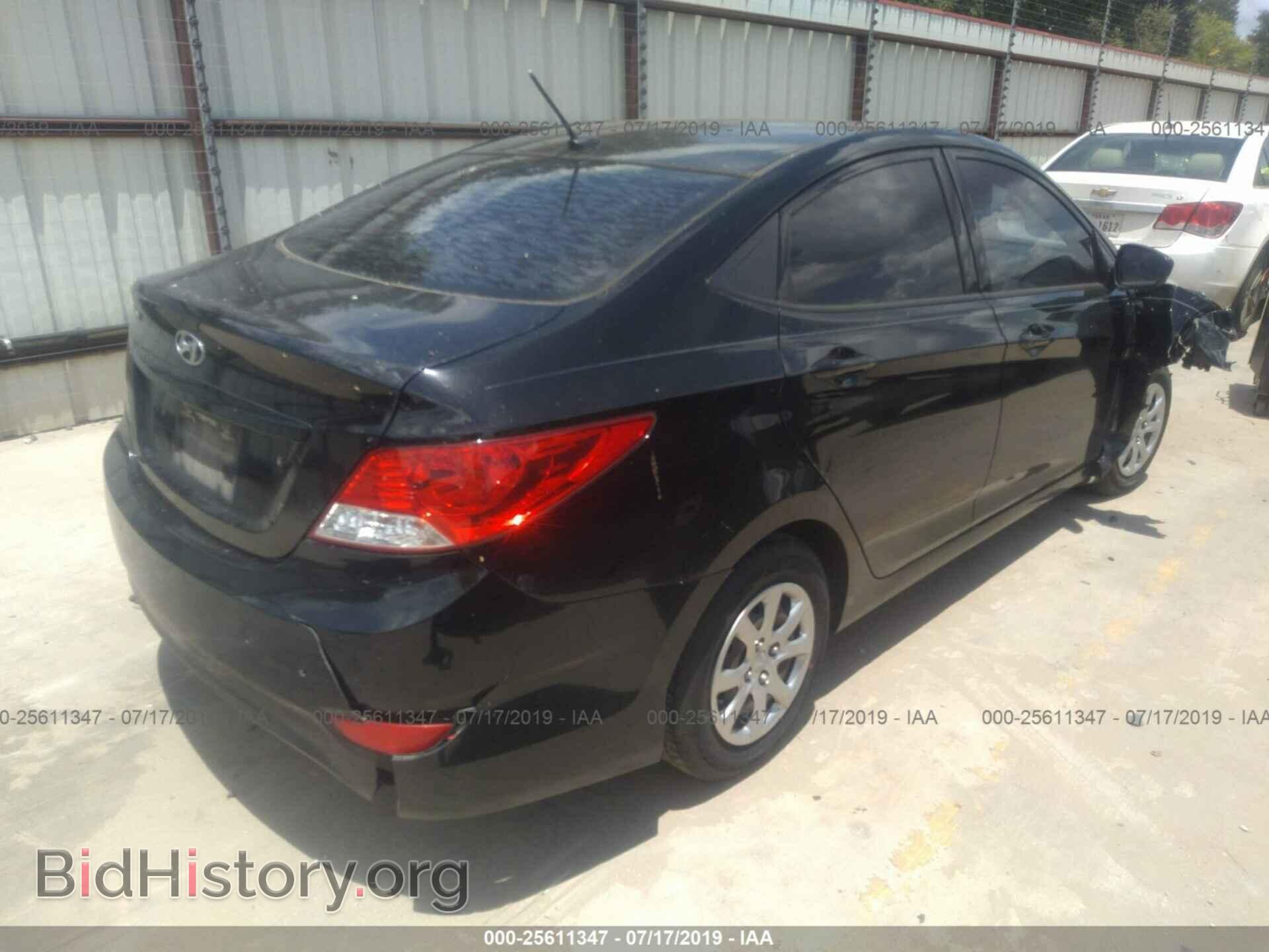 2013 HYUNDAI ACCENT - VIN: KMHCT4AEXDU424446 - Фото 4