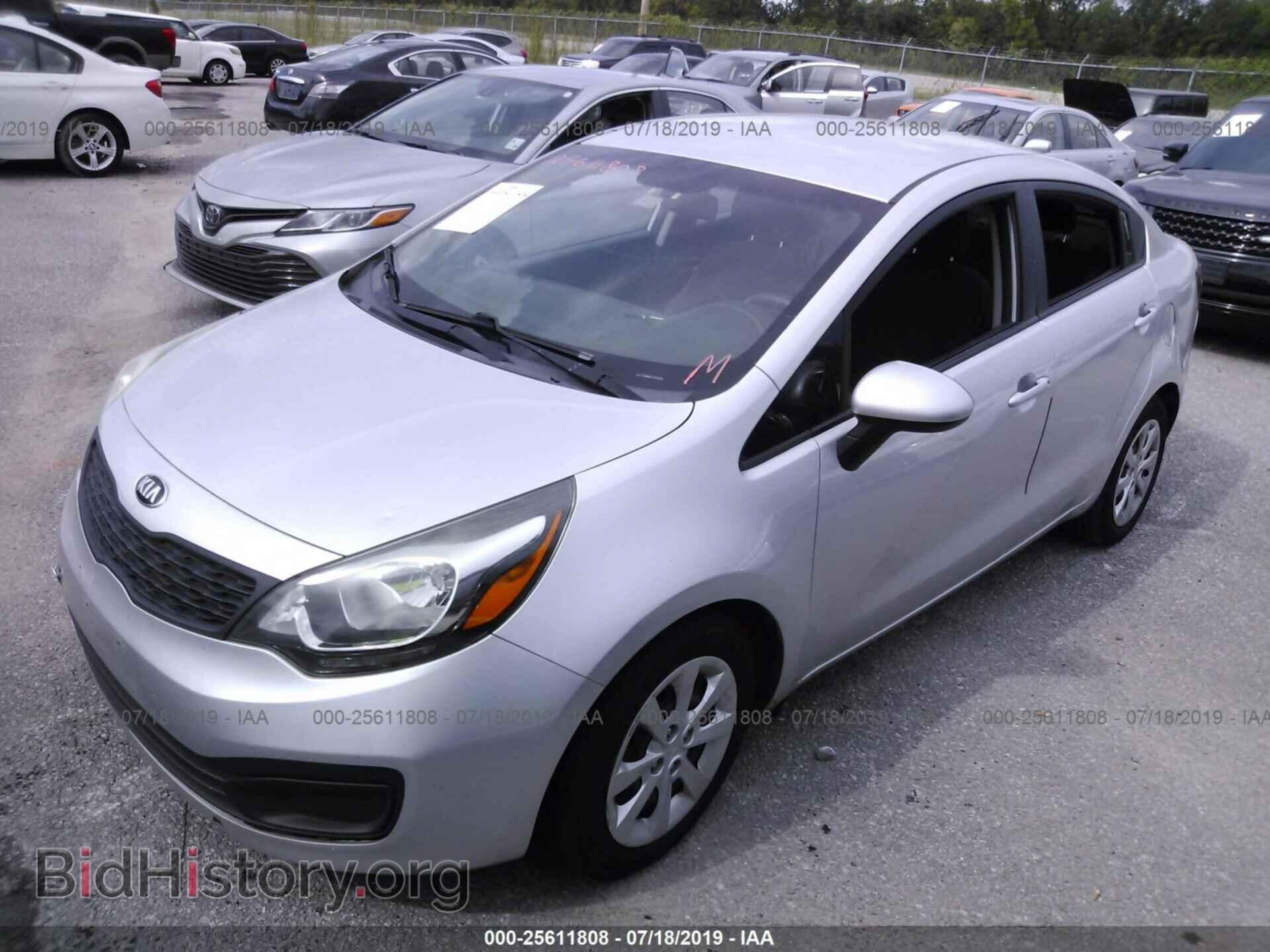 2014 KIA RIO - VIN: KNADM4A33E6347653 - Фото 2
