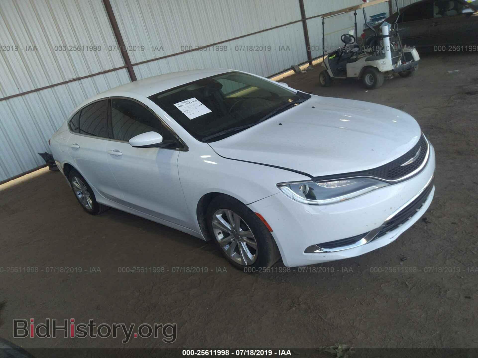 Photo 1C3CCCAB2GN101113 - CHRYSLER 200 2016