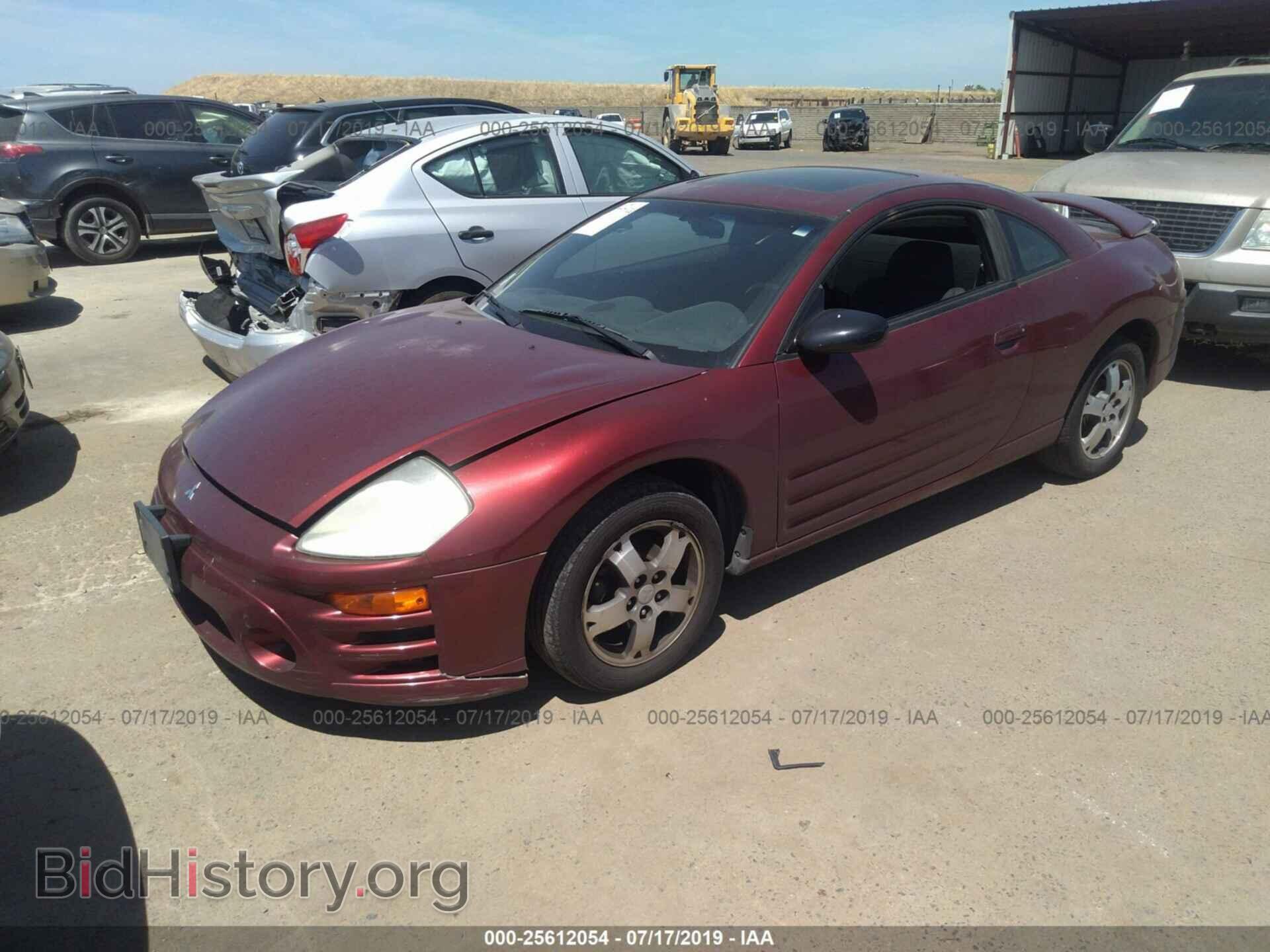 2003 MITSUBISHI ECLIPSE - VIN: 4A3AC44G83E163977 - Фото 2