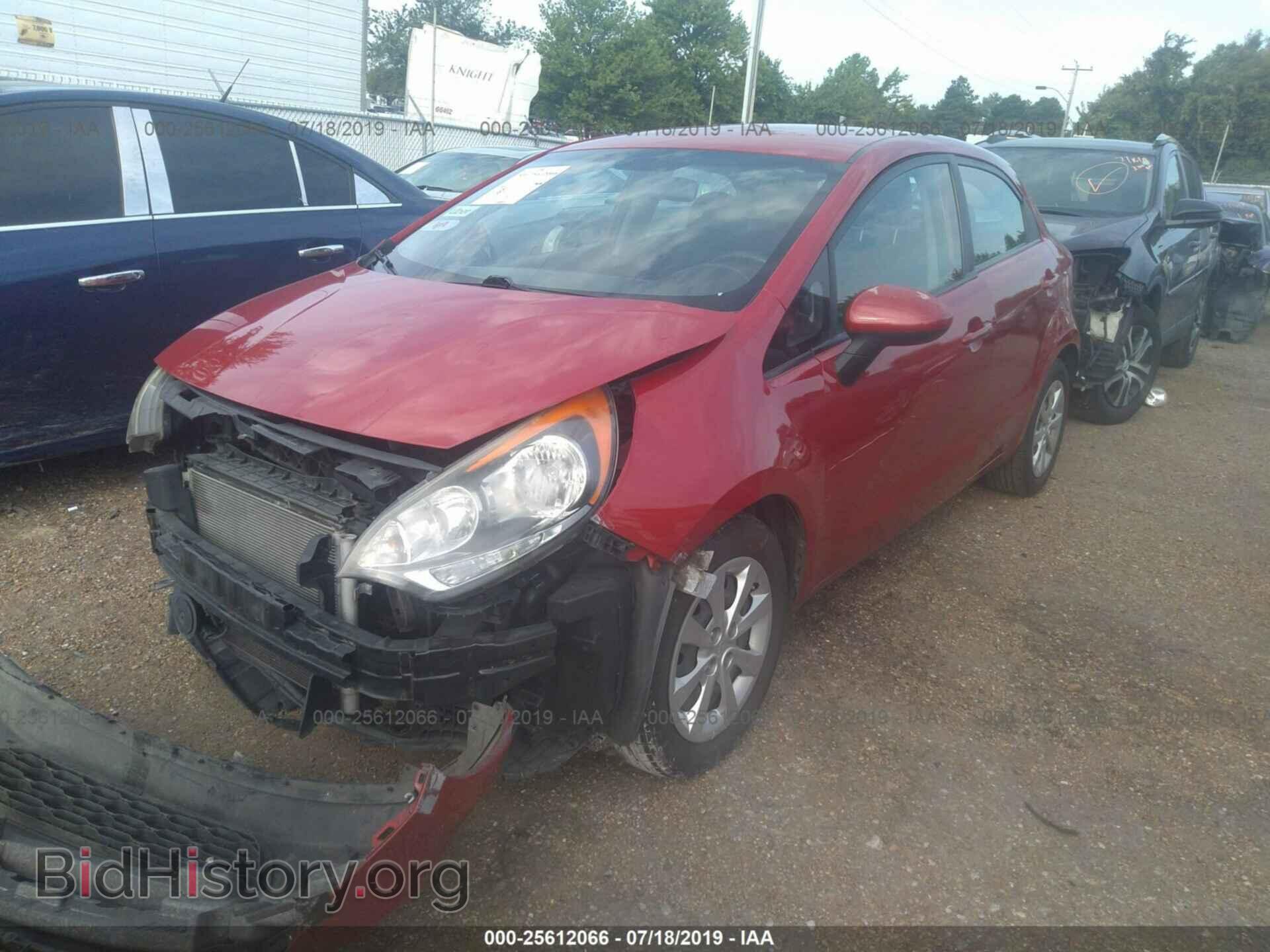 2013 KIA RIO - VIN: KNADN5A37D6207381 - Photo 2