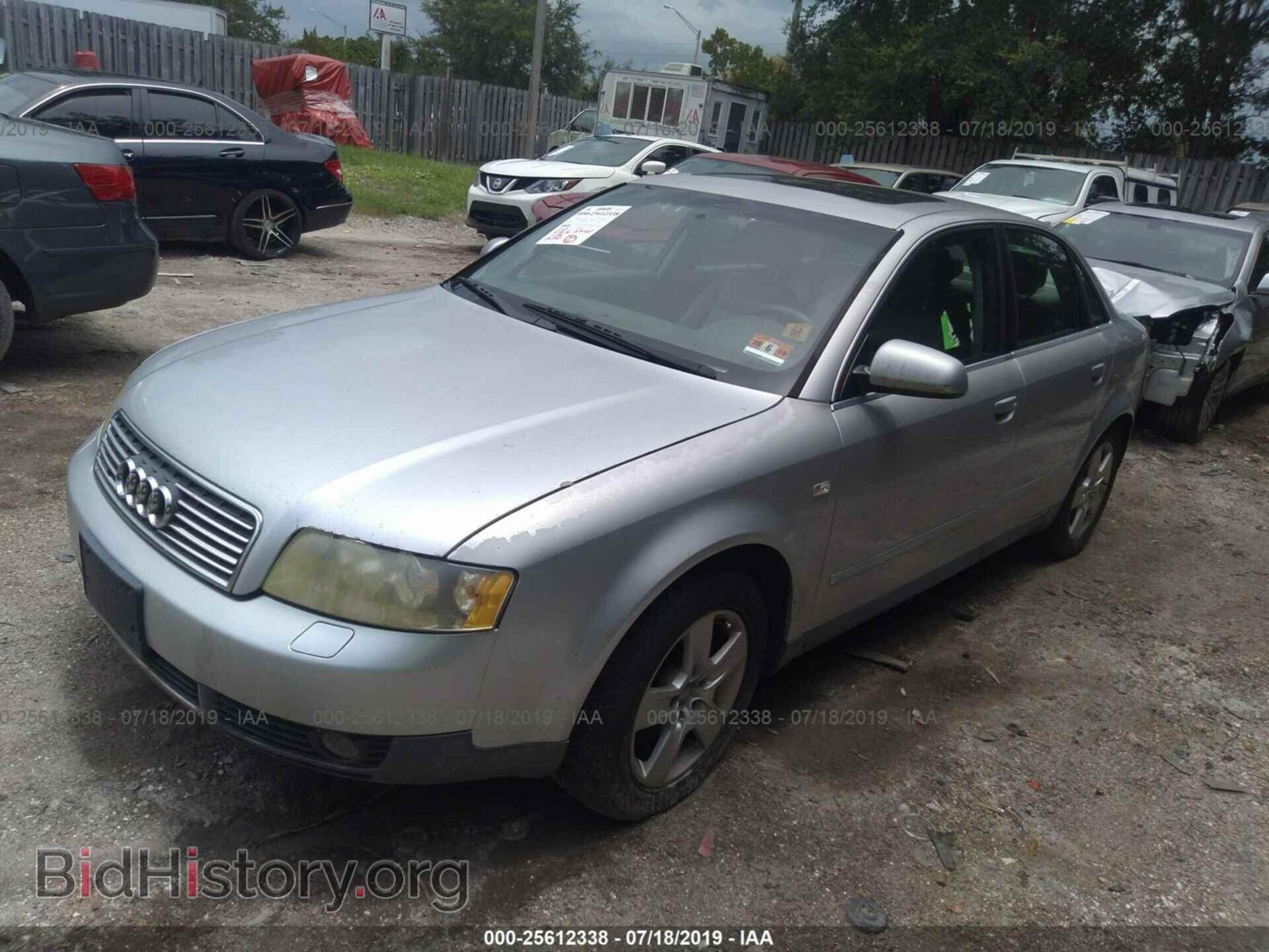 2002 AUDI A4 - VIN: WAULT68E82A308129 - Фото 2