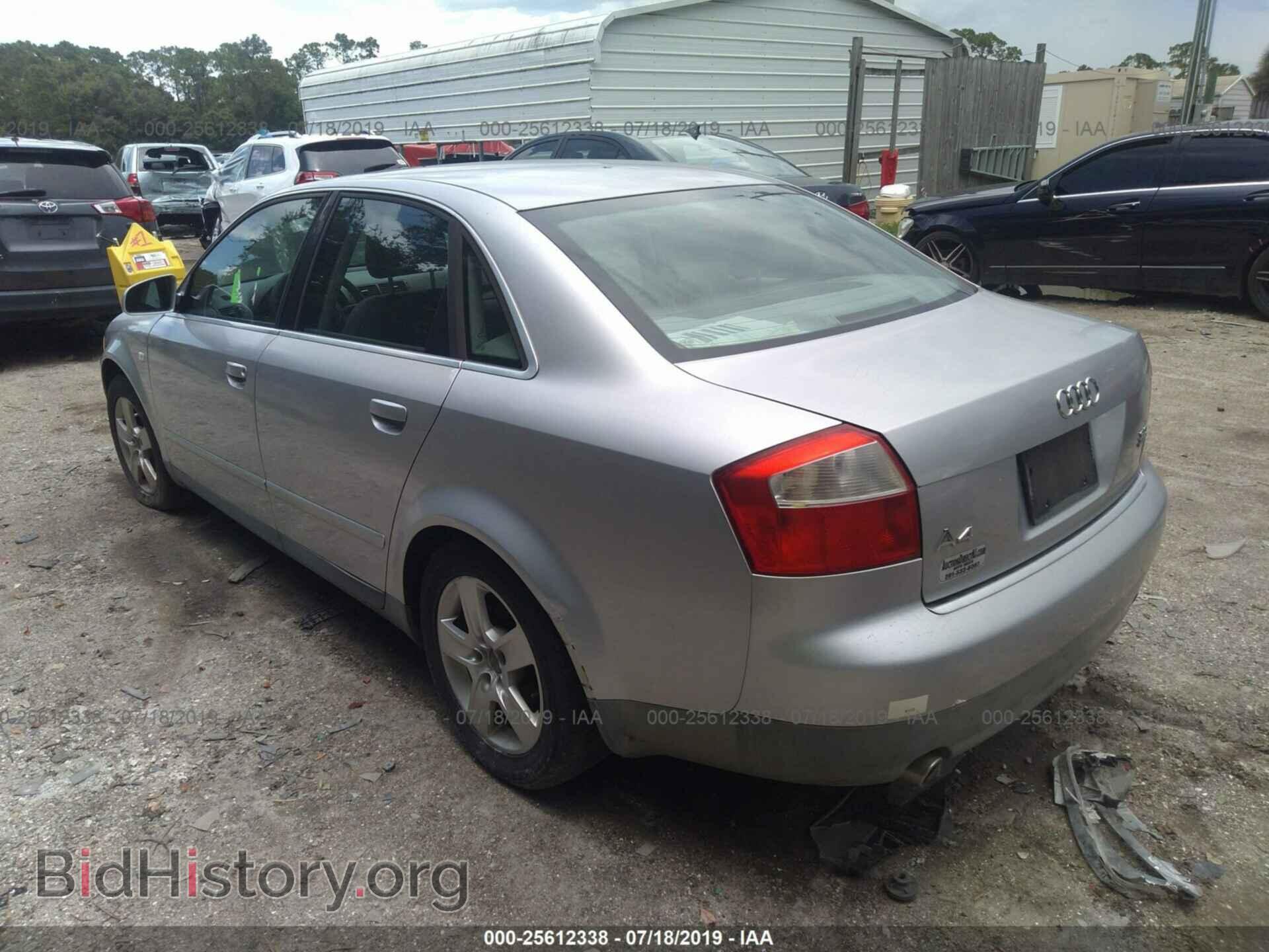 2002 AUDI A4 - VIN: WAULT68E82A308129 - Фото 3