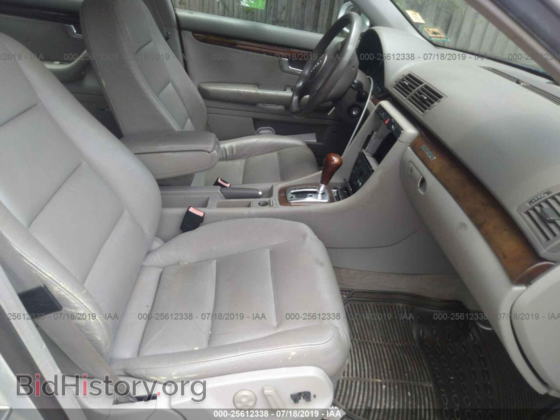 2002 AUDI A4 - VIN: WAULT68E82A308129 - Фото 5
