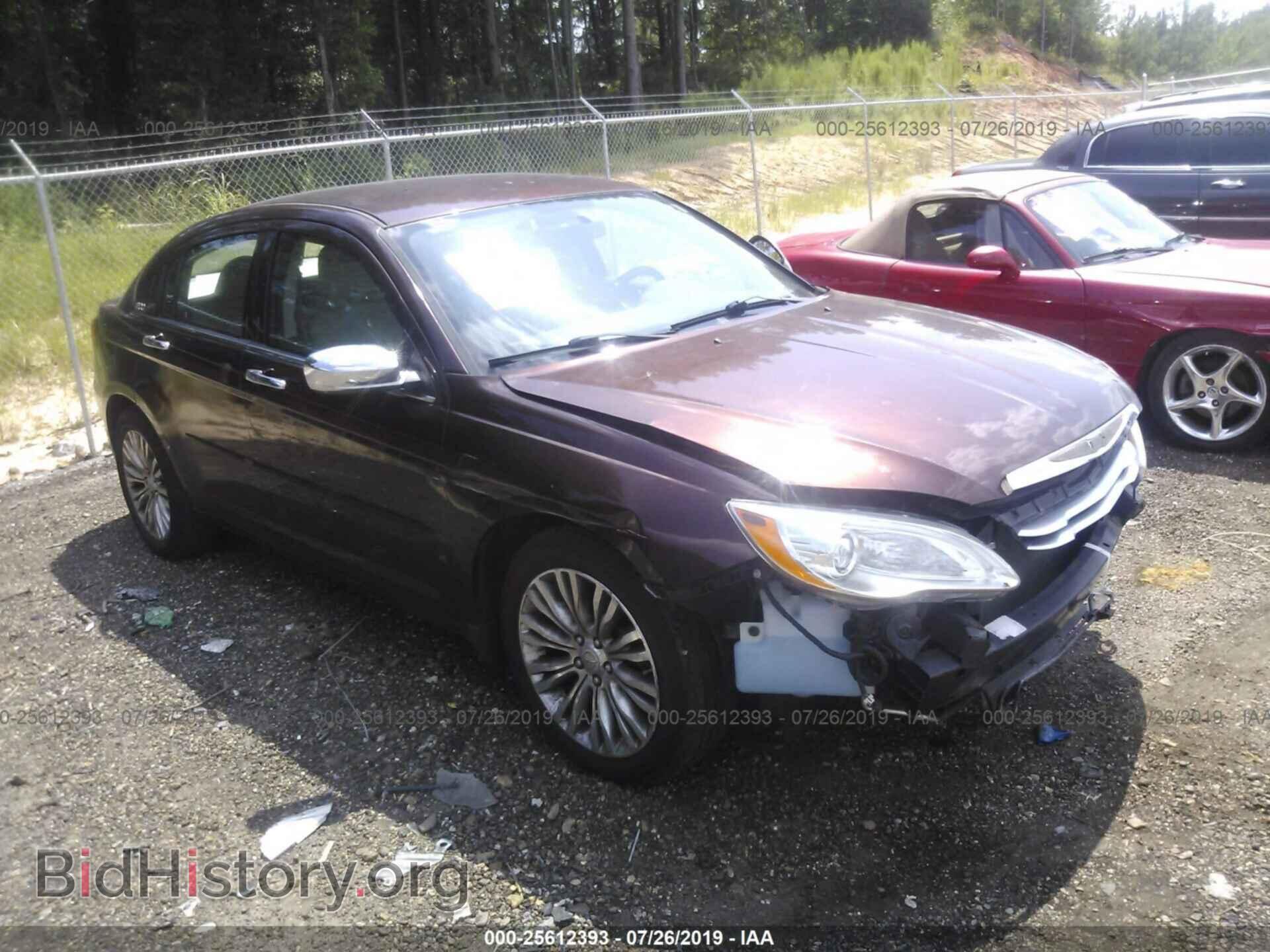 Фотография 1C3CCBCG6CN233305 - CHRYSLER 200 2012