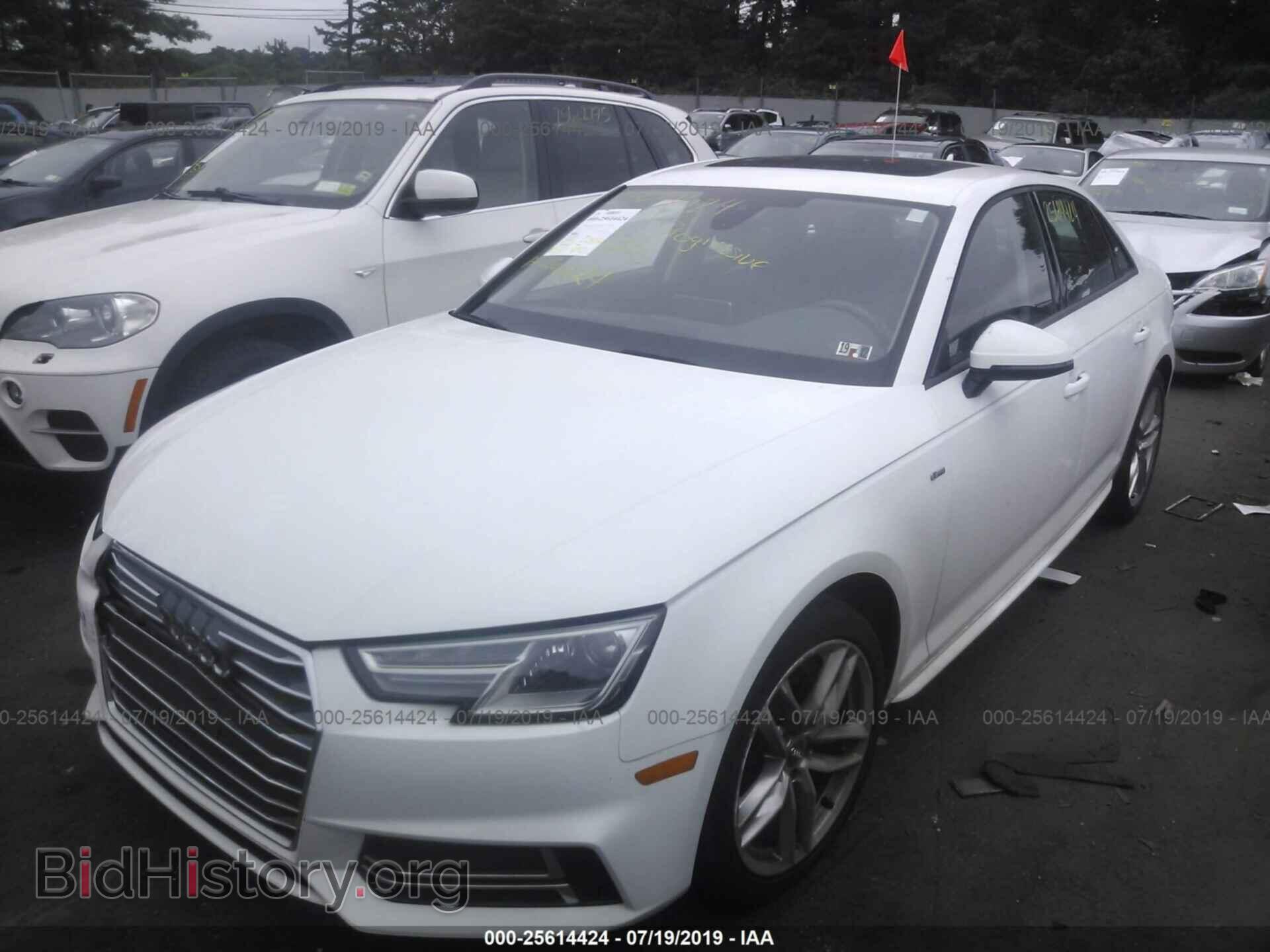 2017 AUDI A4 - VIN: WAUDNAF45HN054652 - Фото 2