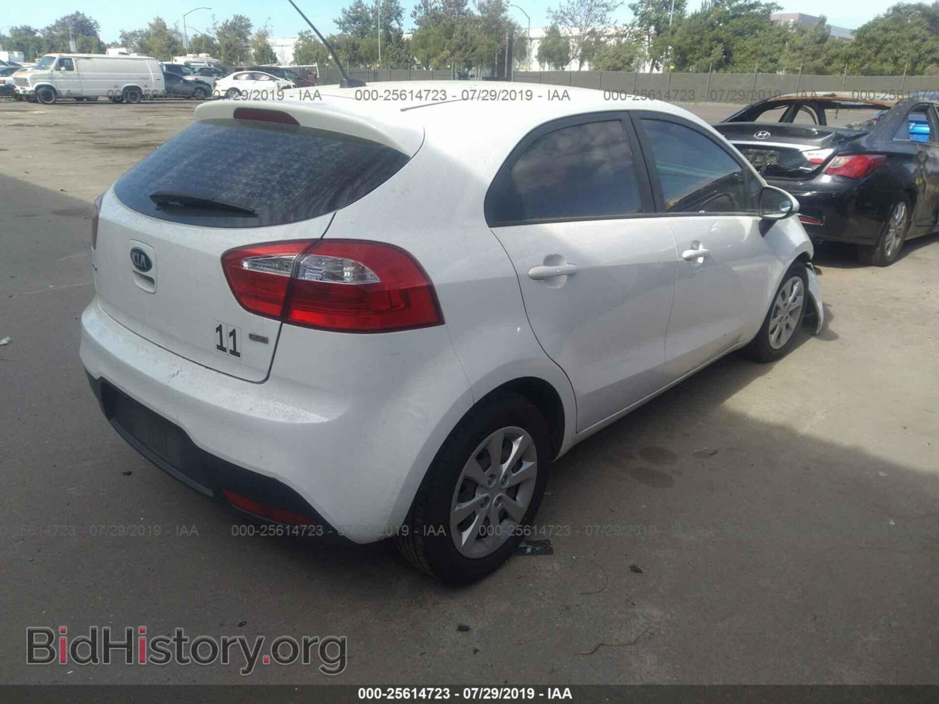 2013 KIA RIO - VIN: KNADM5A39D6307050 - Фото 4