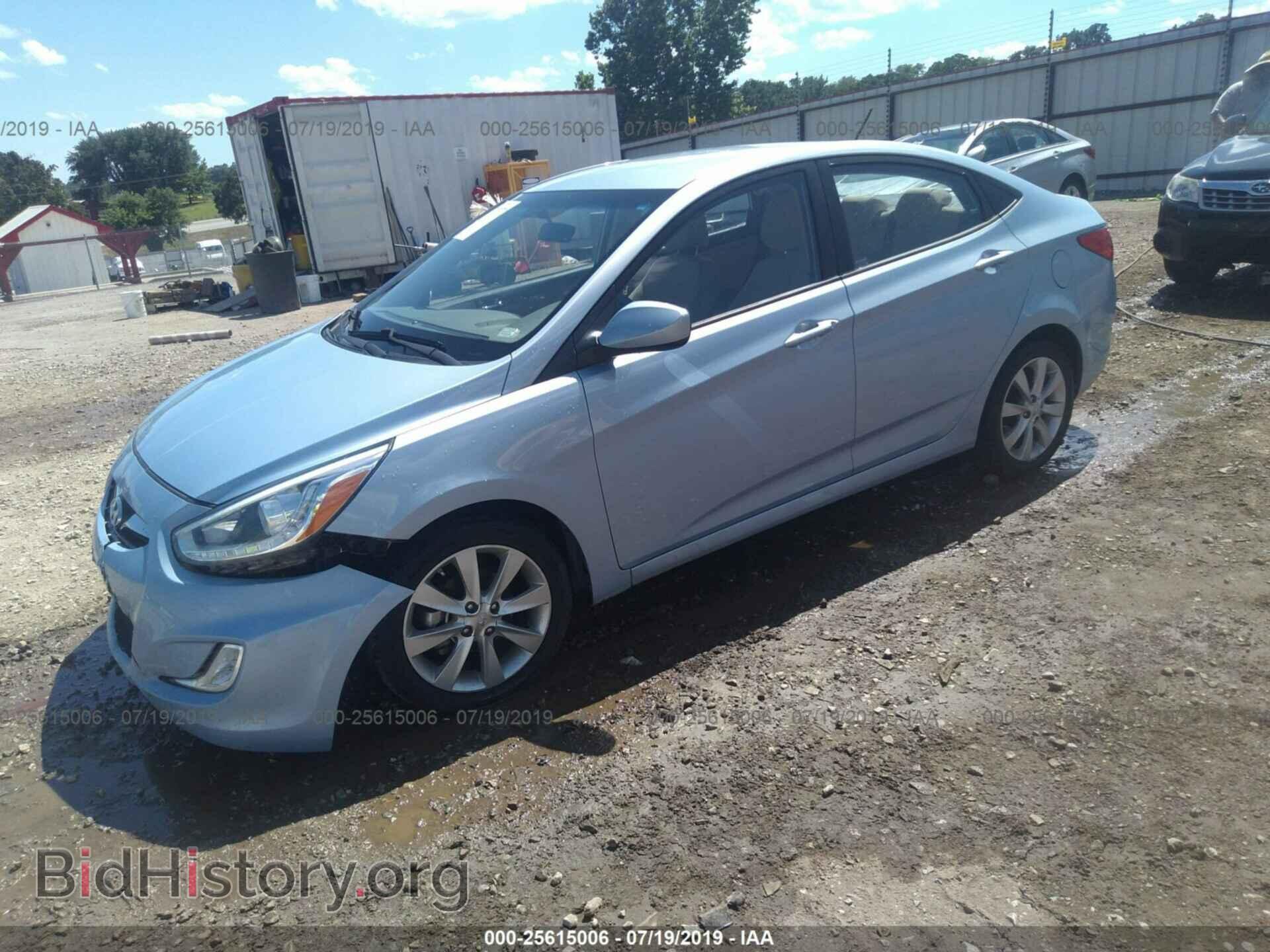 2014 HYUNDAI ACCENT - VIN: KMHCU4AE6EU631382 - Фото 2