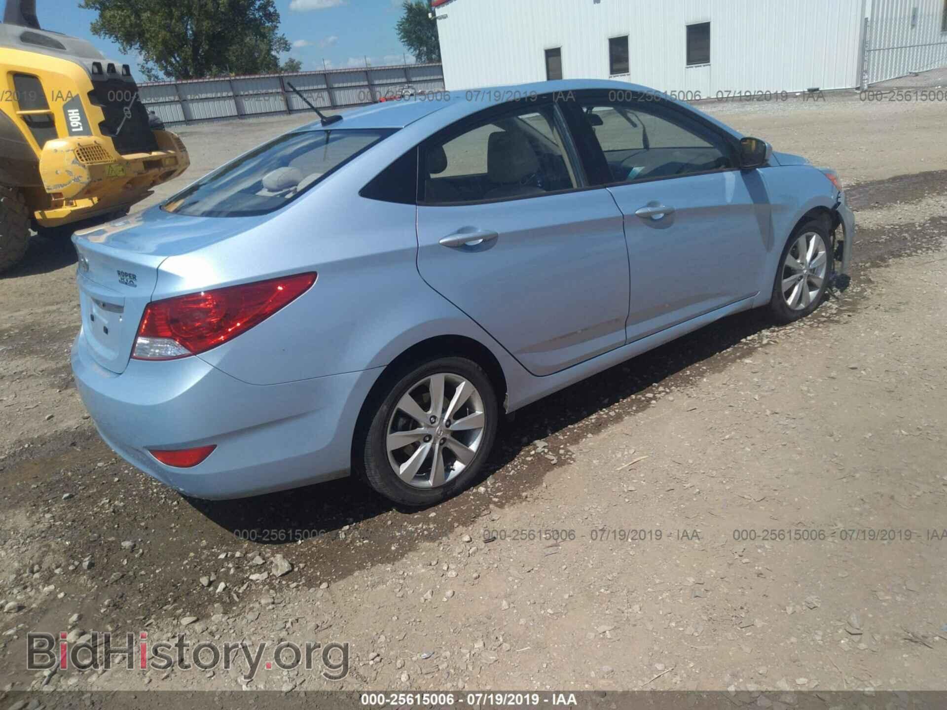 2014 HYUNDAI ACCENT - VIN: KMHCU4AE6EU631382 - Фото 4