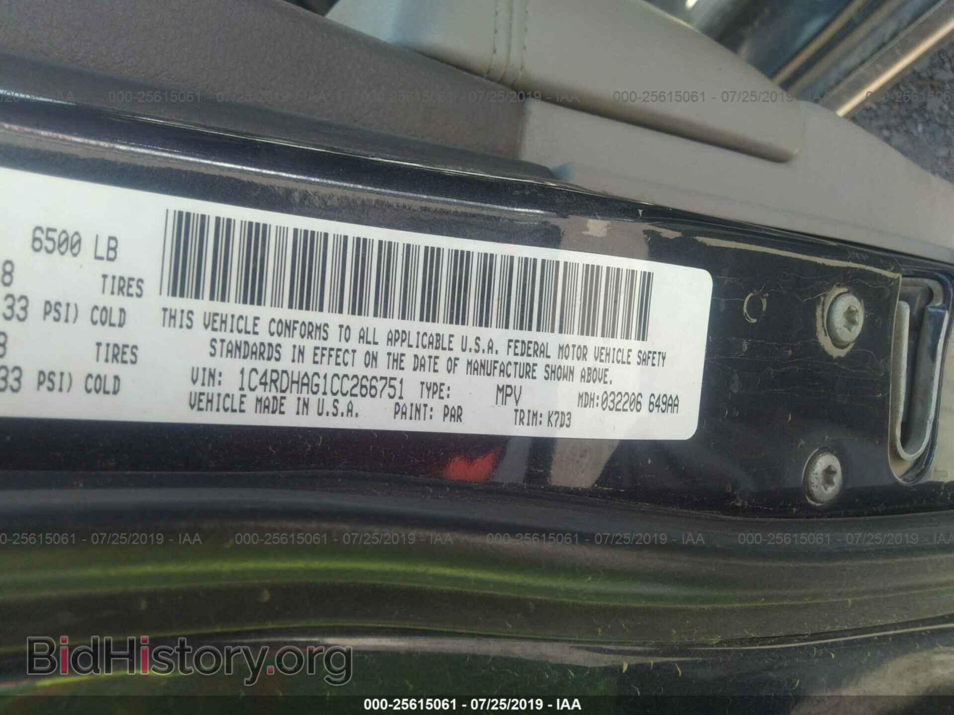 2012 DODGE DURANGO - VIN: 1C4RDHAG1CC266751 - Photo 9