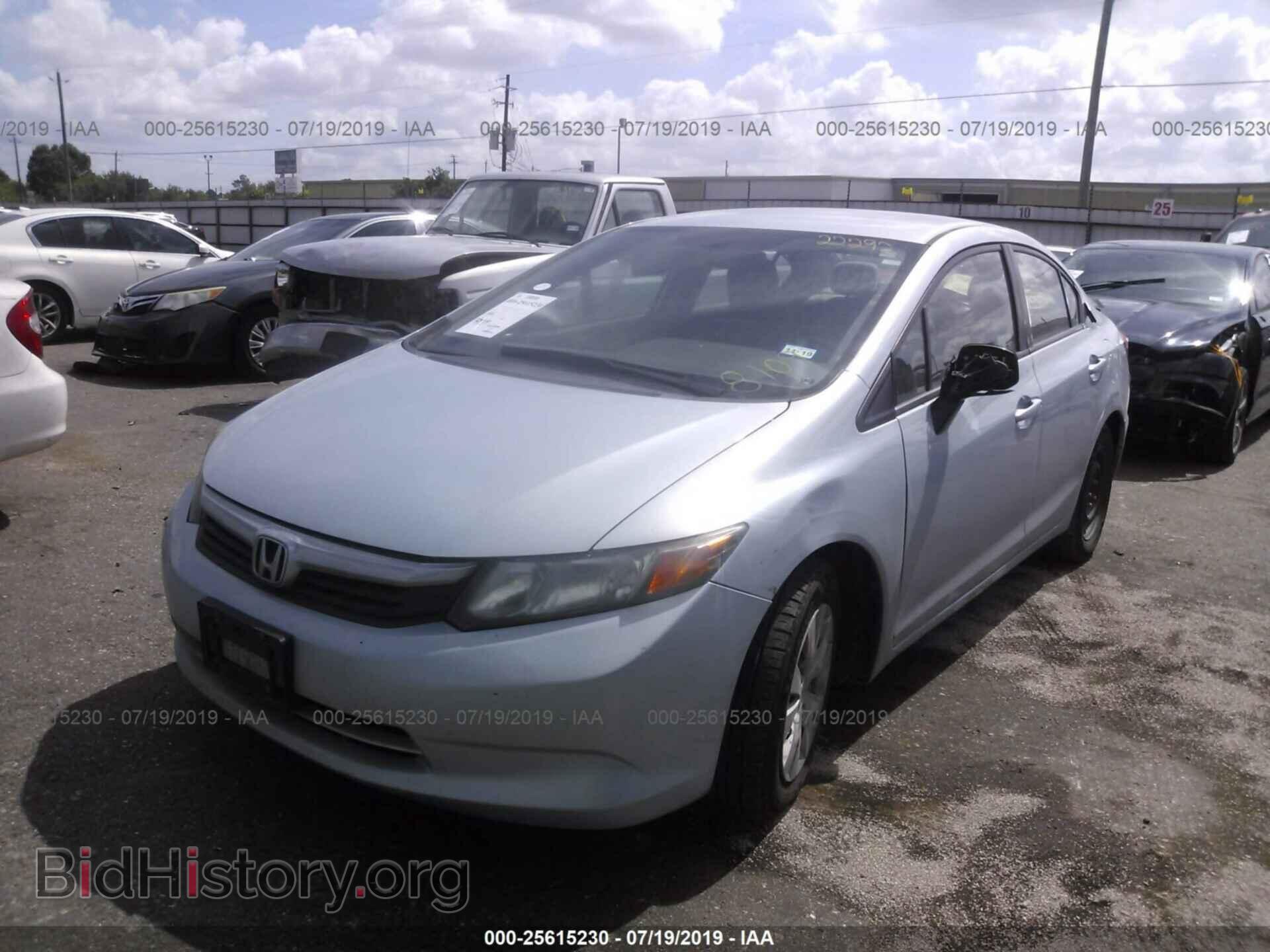 2012 HONDA CIVIC - VIN: 19XFB2F59CE048109 - Фото 2