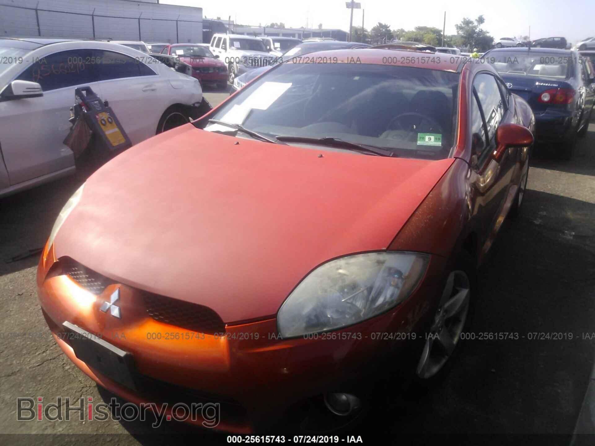 2006 MITSUBISHI ECLIPSE - VIN: 4A3AK34T56E021178 - Фото 2
