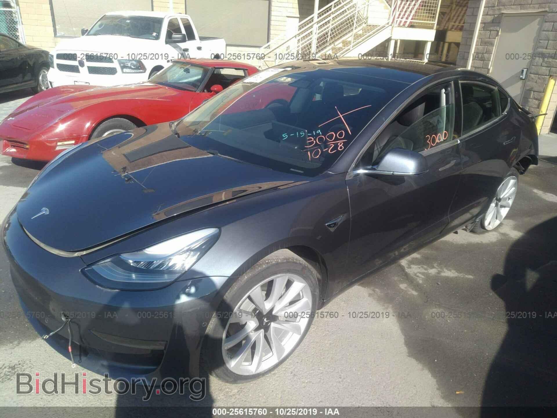 2019 TESLA MODEL 3 - VIN: 5YJ3E1EB4KF364733 - Фото 2
