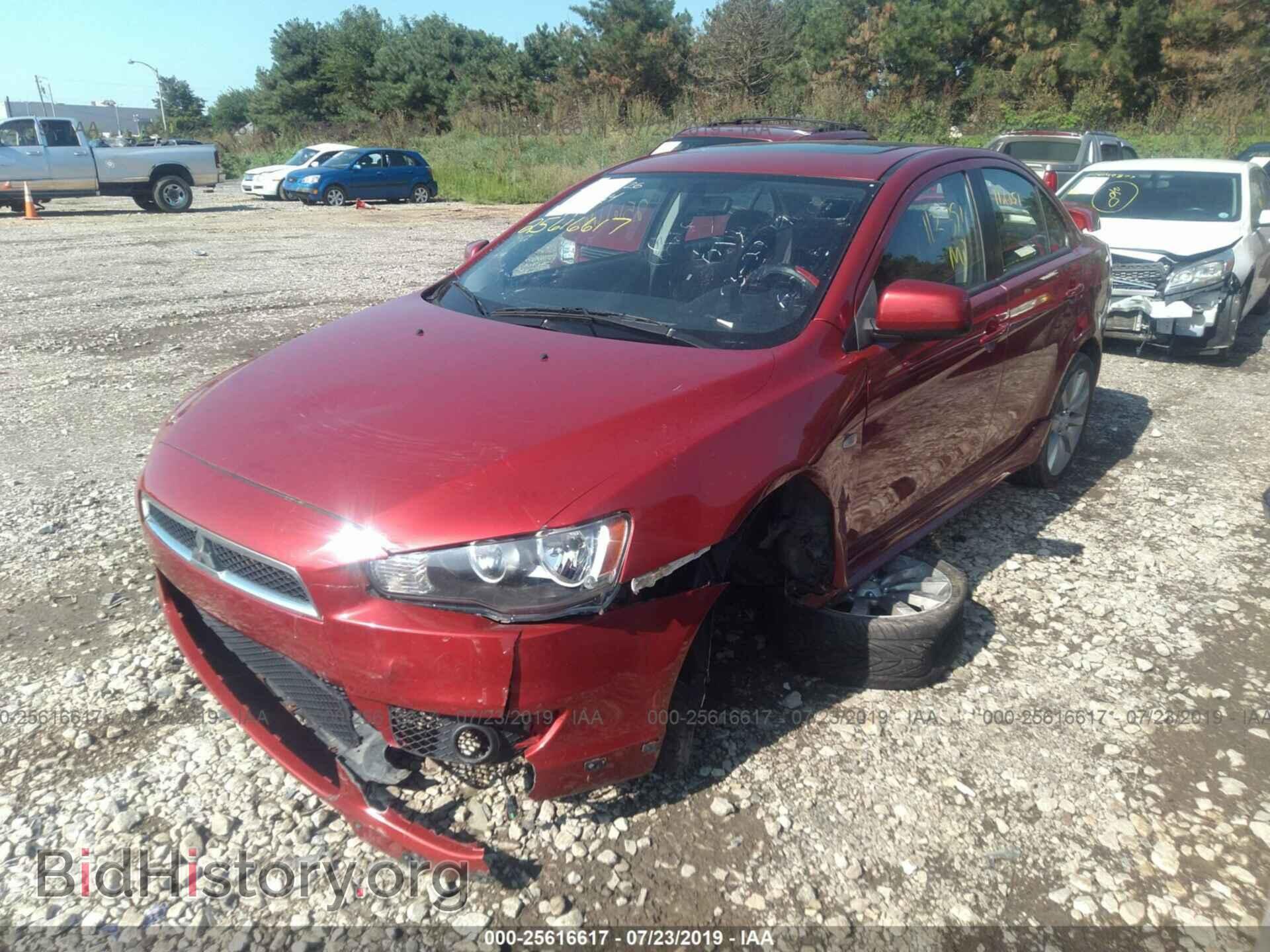 2008 MITSUBISHI LANCER - VIN: JA3AU86U08U003307 - Фото 2