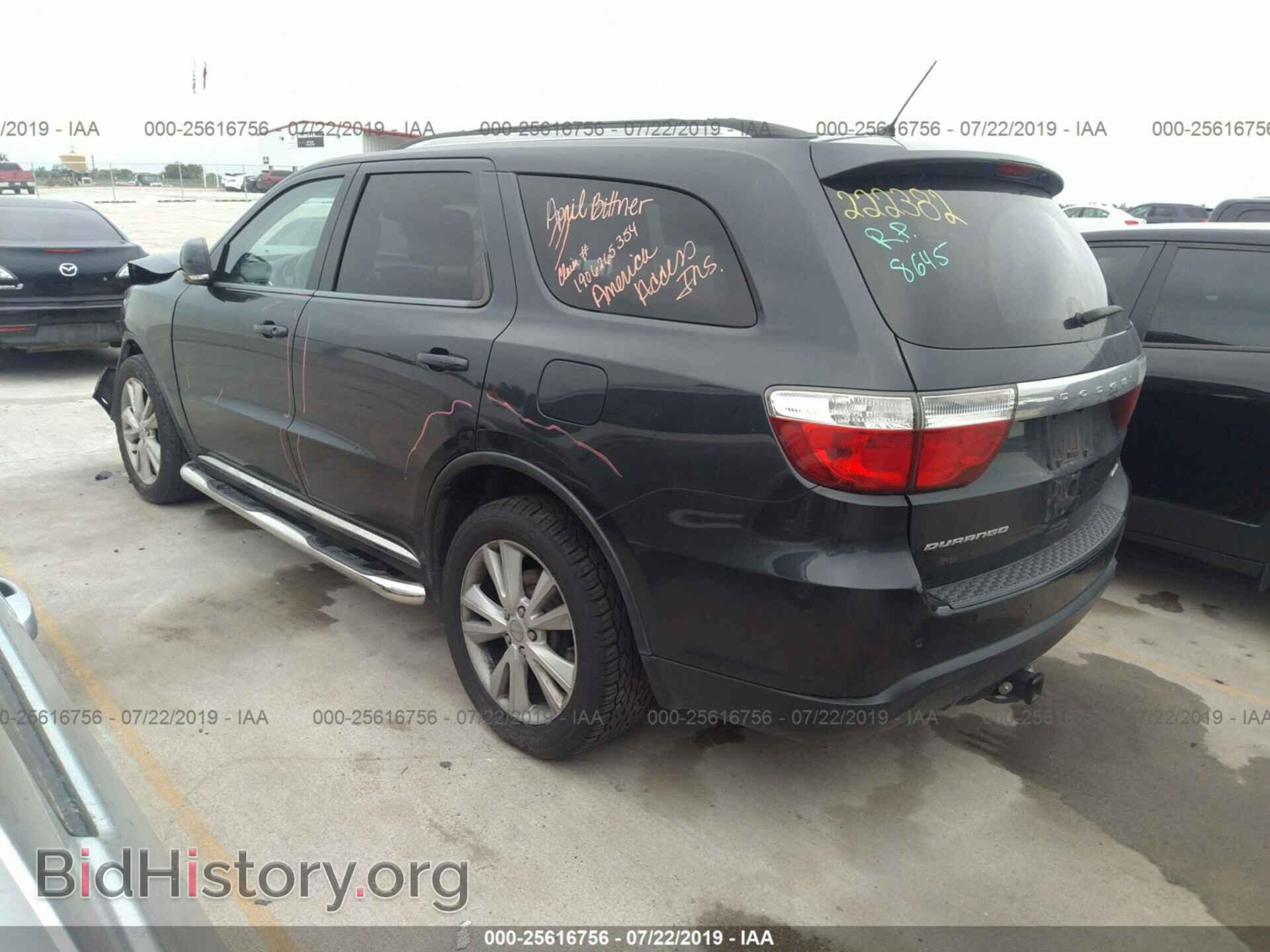 2012 DODGE DURANGO - VIN: 1C4RDHDG5CC317115 - Photo 3