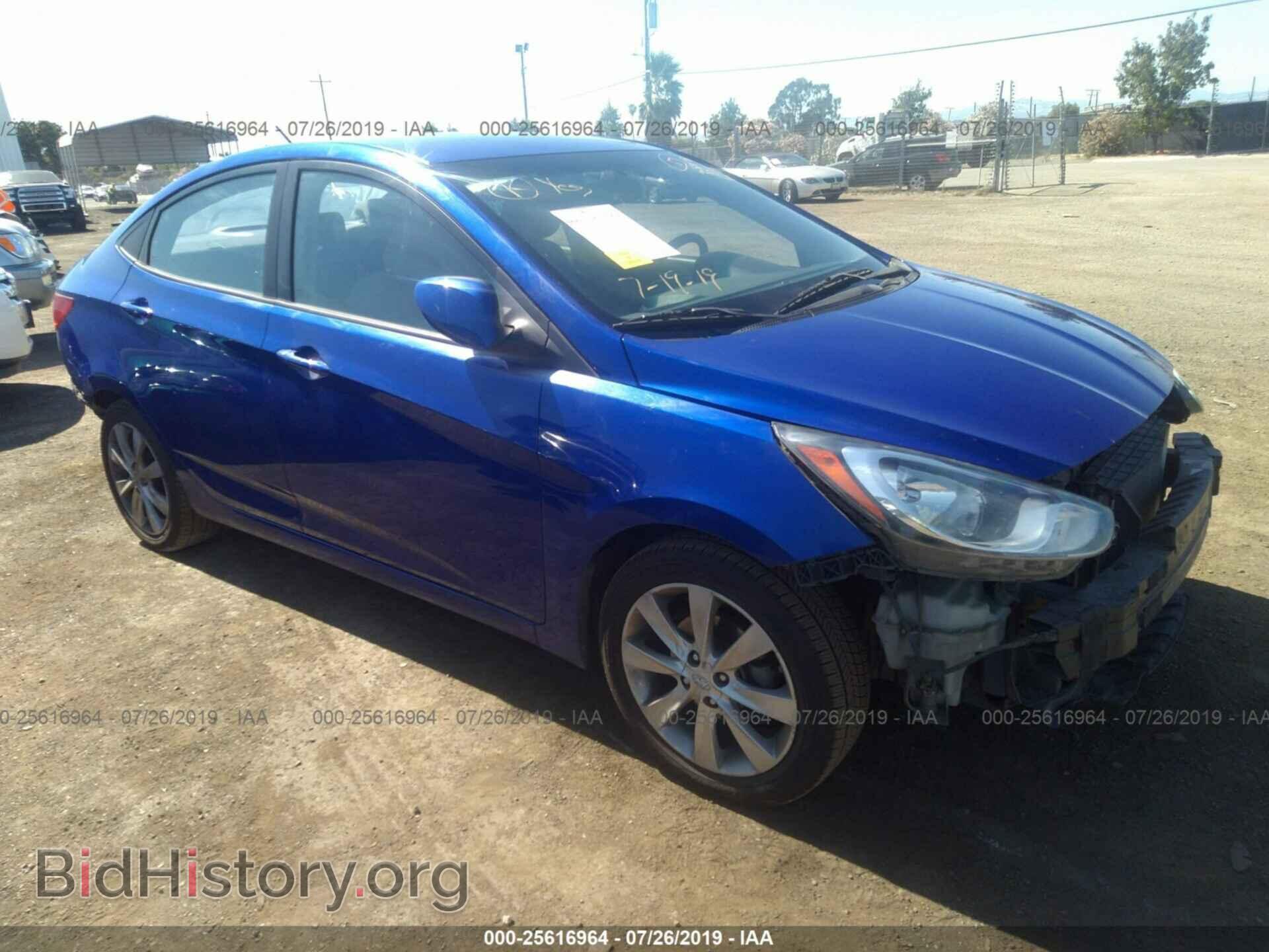 Photo KMHCU4AEXCU058208 - HYUNDAI ACCENT 2012