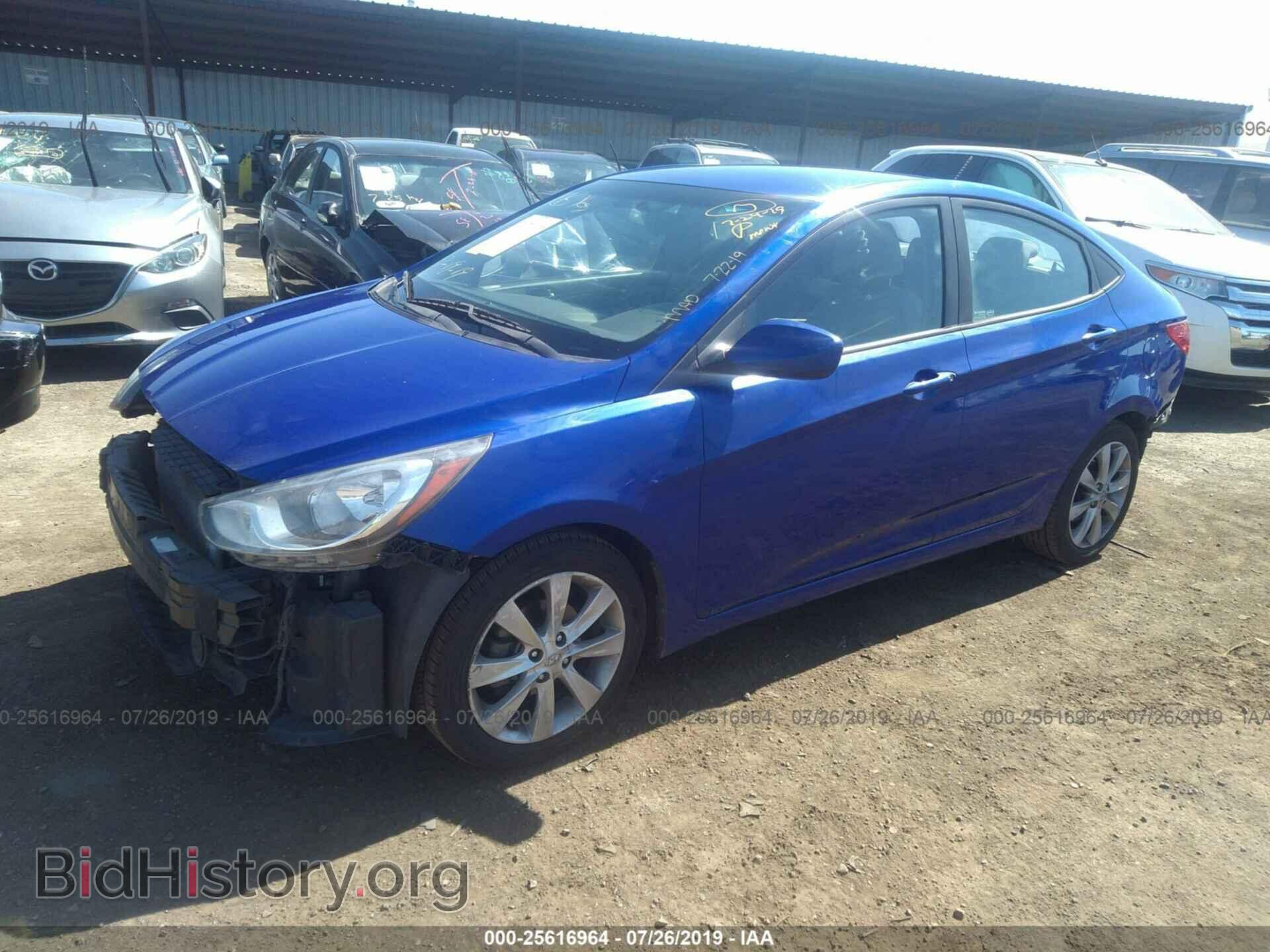 2012 HYUNDAI ACCENT - VIN: KMHCU4AEXCU058208 - Фото 2