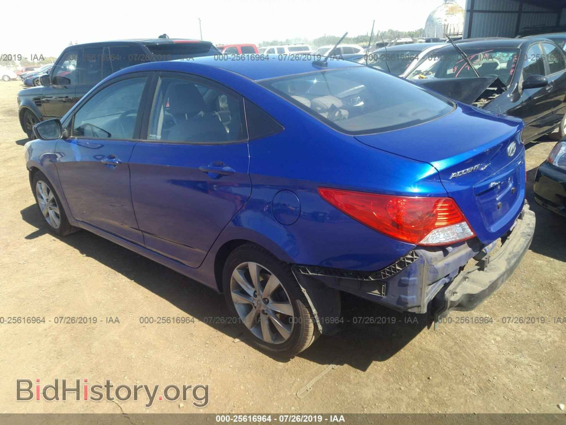 2012 HYUNDAI ACCENT - VIN: KMHCU4AEXCU058208 - Фото 3