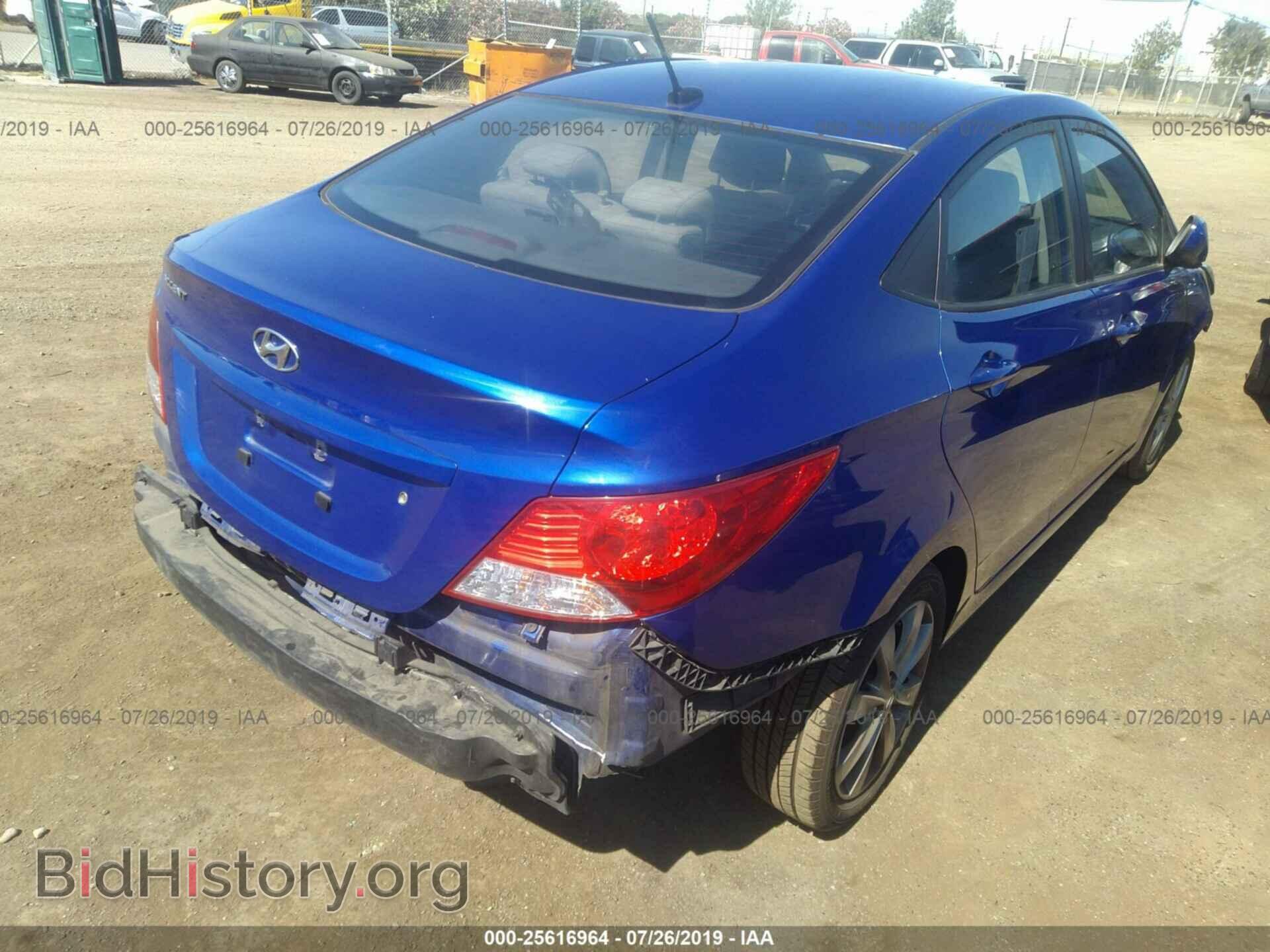 2012 HYUNDAI ACCENT - VIN: KMHCU4AEXCU058208 - Фото 4